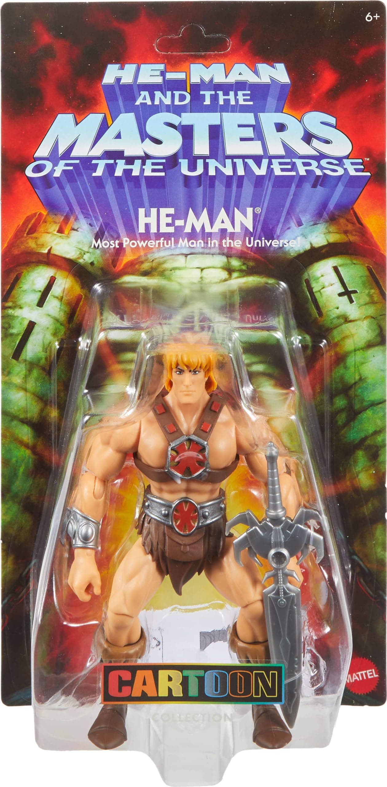 Masters of the Universe Origins 200X He-Man Action Figure 5.5-Inch | Retro Style & Modern Posability - view 2