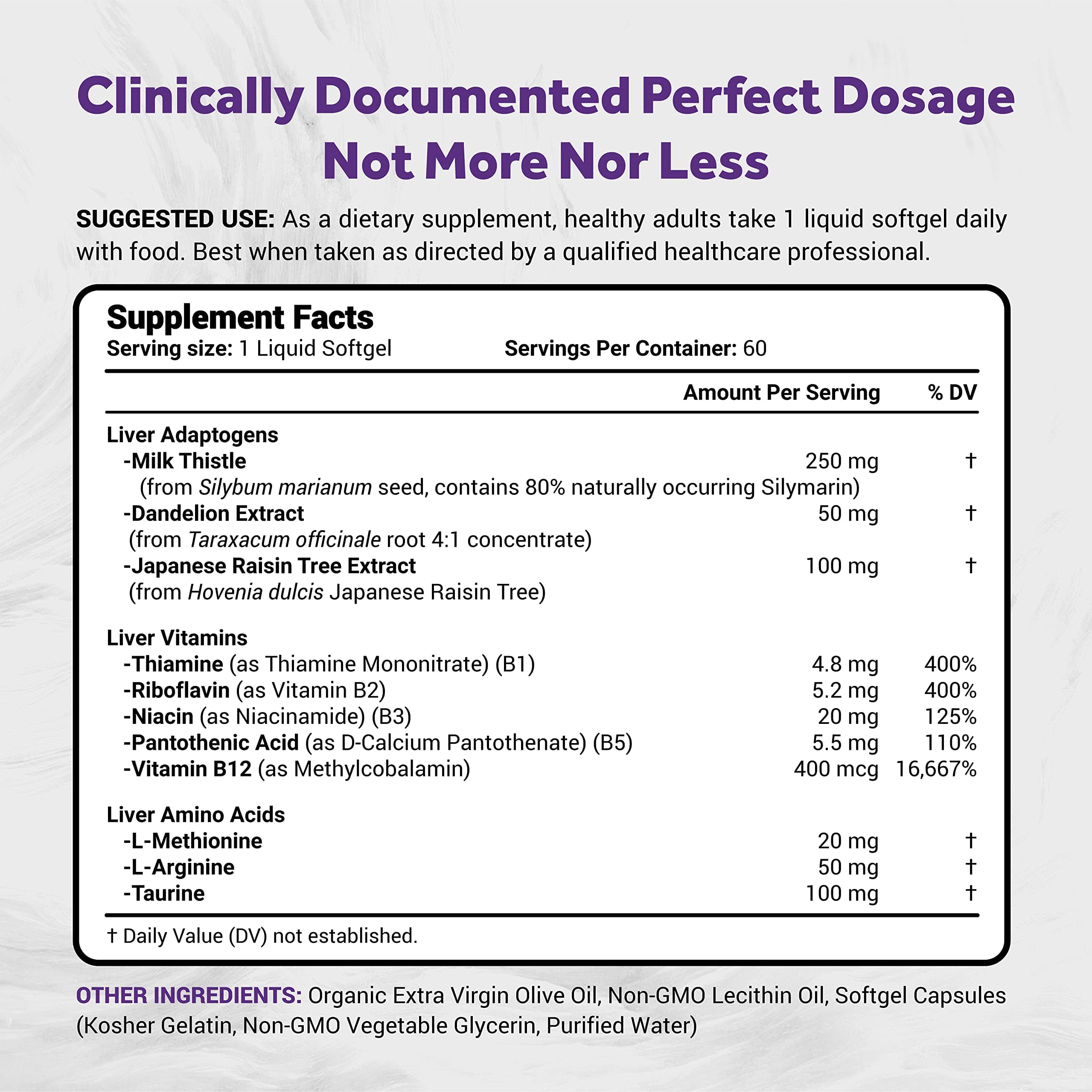 Naturalis Milk Thistle Liver Support 60 Softgels | Liver Support & Detox* - view 2