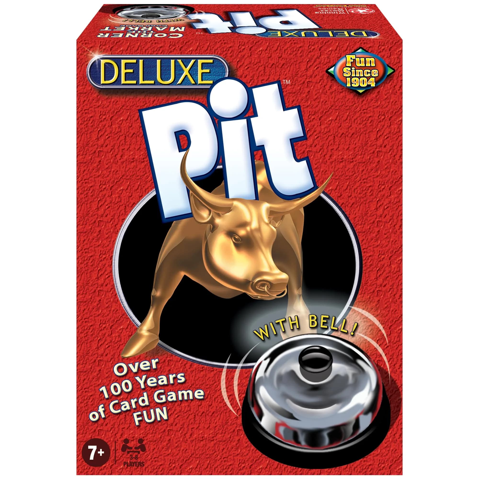Winning Moves Deluxe Pit, Classic Trading Card Game | Fast-Paced Strategy for 3-8 Players