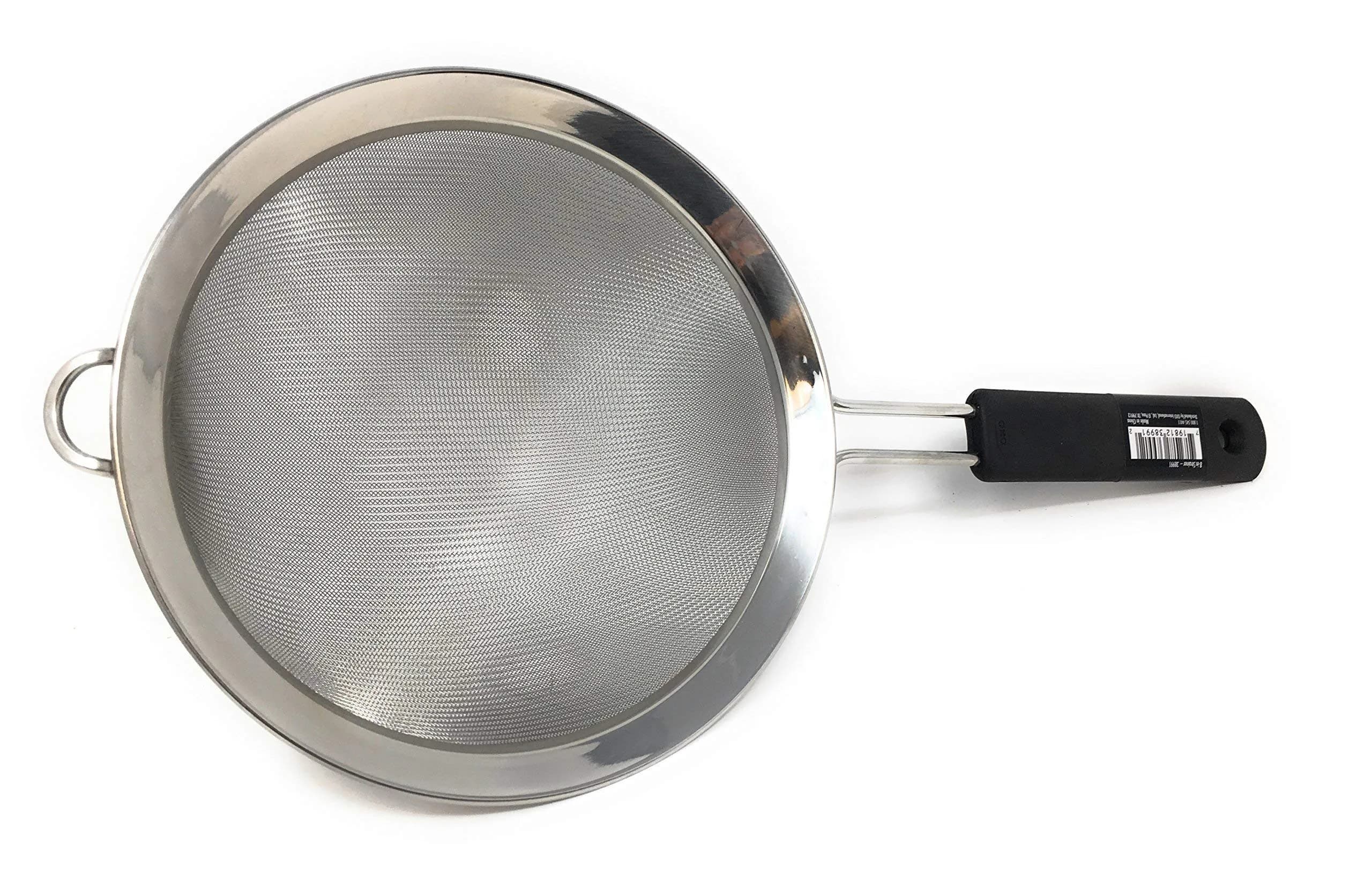 OXO Good Grips 8-Inch Fine Mesh Strainer with Non-Slip Handle | Strains Grains, Pasta, Stock - main product image