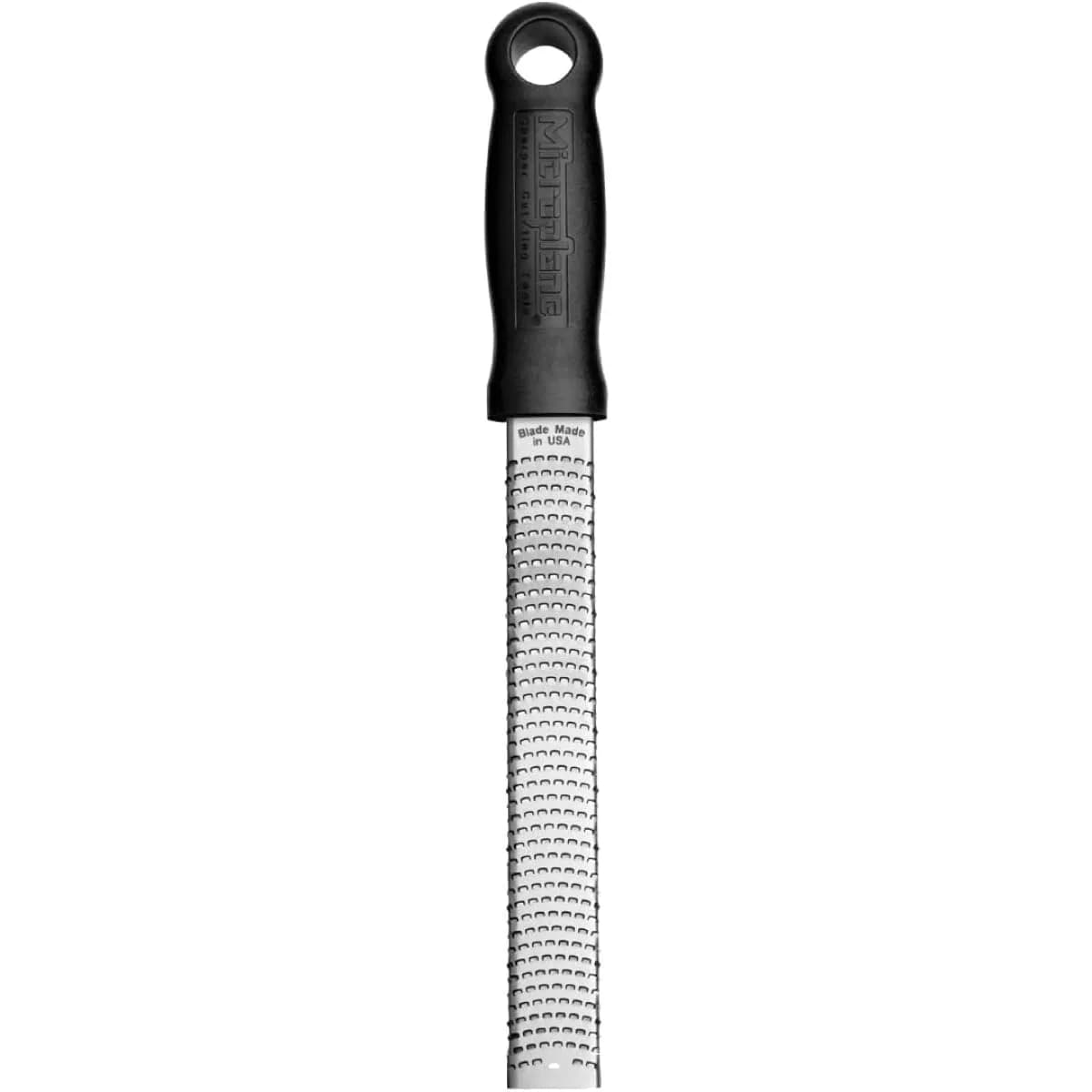 Microplane Classic Zester Grater, Black | Ultra Sharp Stainless Steel Blades - main product image