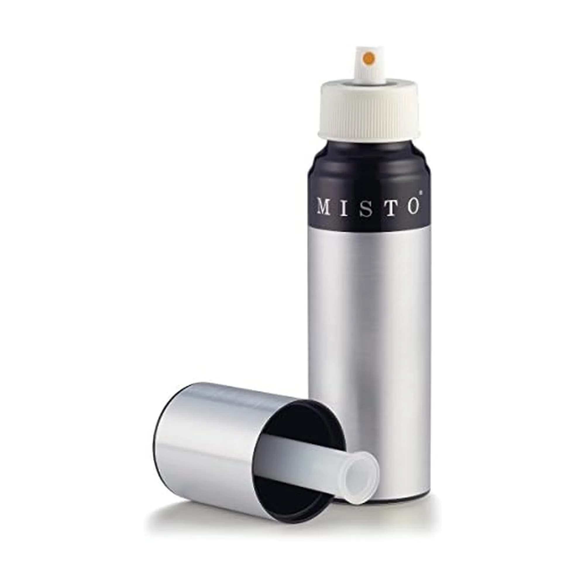 MISTO Gourmet Olive Oil Sprayer, Satin Aluminum, 50ml (1.7 Fl Oz) | Refillable Non-Aerosol Pump Mister - main product image