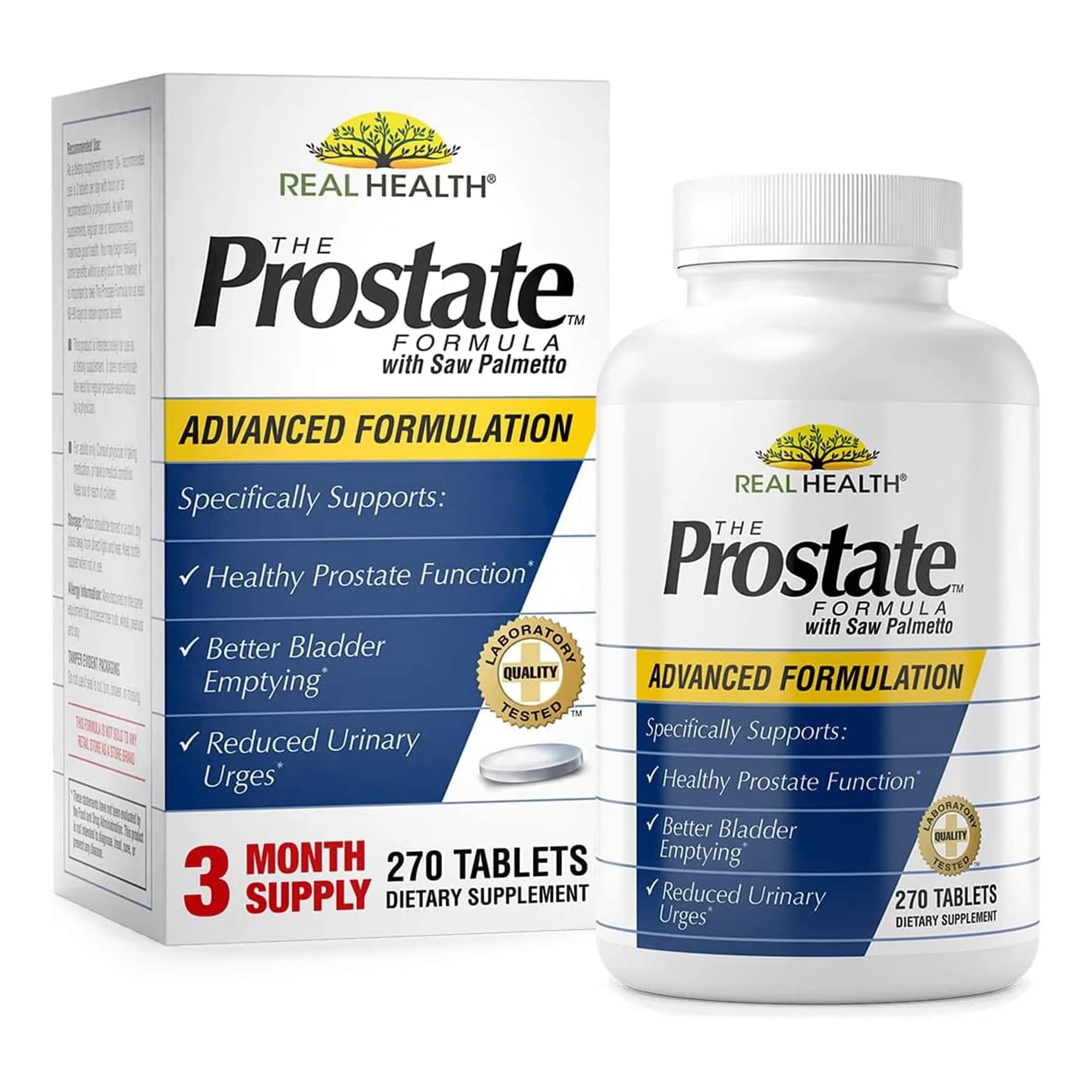 Real Health The Prostate Formula, Pomegranate, Zinc, Pumpkin - 270 Count | Supports prostate health and urinary comfort - main product image