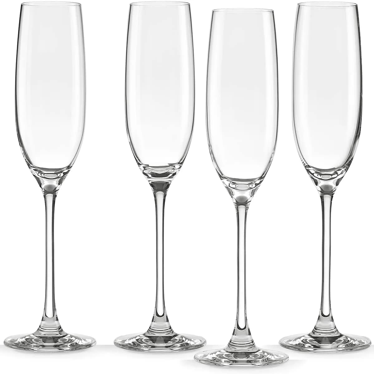 Lenox Tuscany Classics 4pc Toasting Flute Set, 7 oz, Clear | Elegant European Crystal for Celebrations