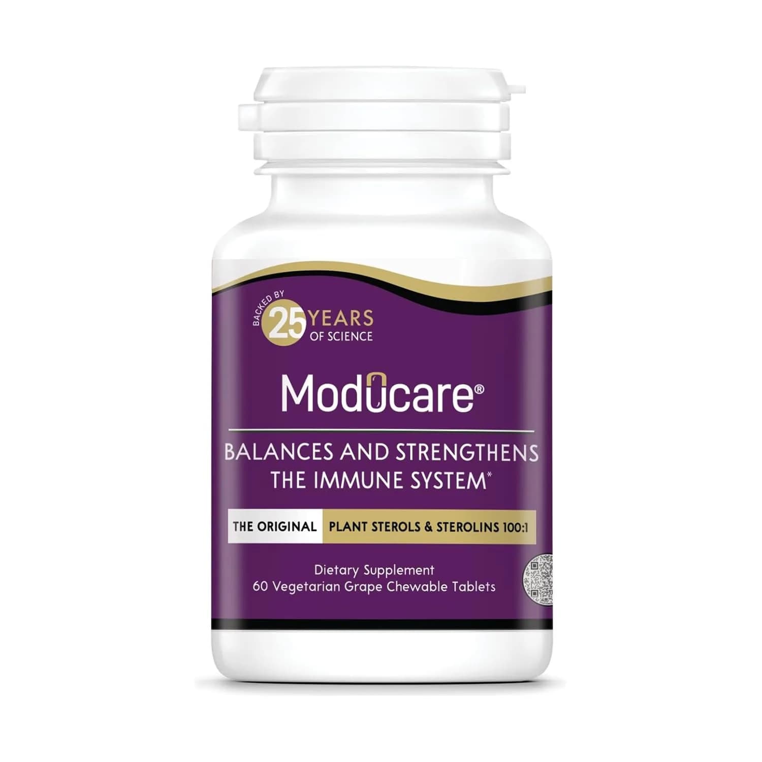 Moducare Immune Balance* Plant Sterol and Sterolin Grape Chewable 60 Tabs | Supports Immune System