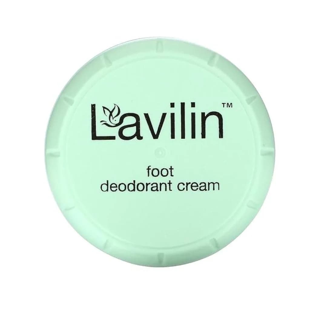 Lavilin Foot Deodorant Cream - No Aluminum, Sensitive Skin, Up to 7 Days Odor Control