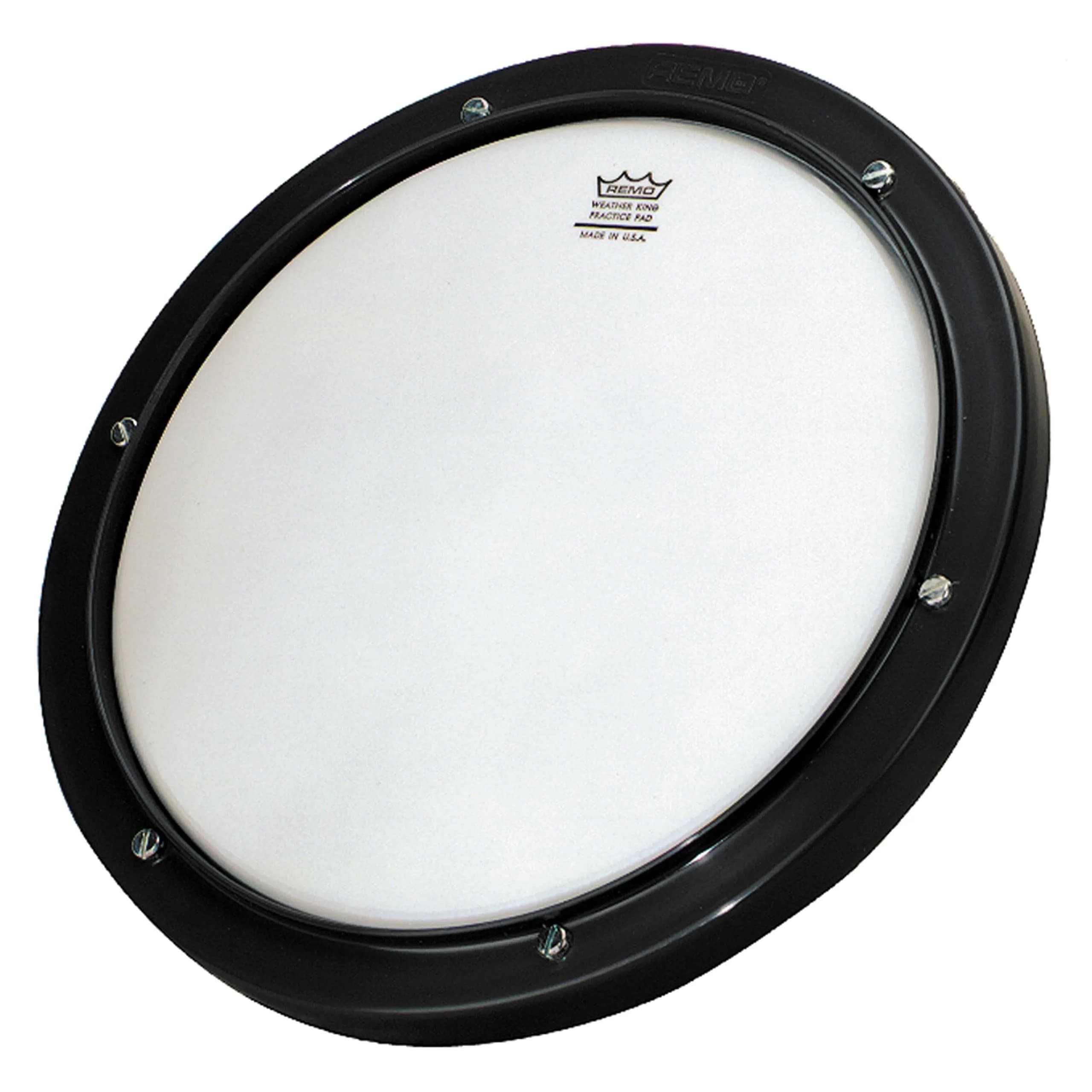 Remo 6" Gray Tunable Practice Pad with Ambassador Coated Drumhead | Maintain Your Drumming Chops - main product image