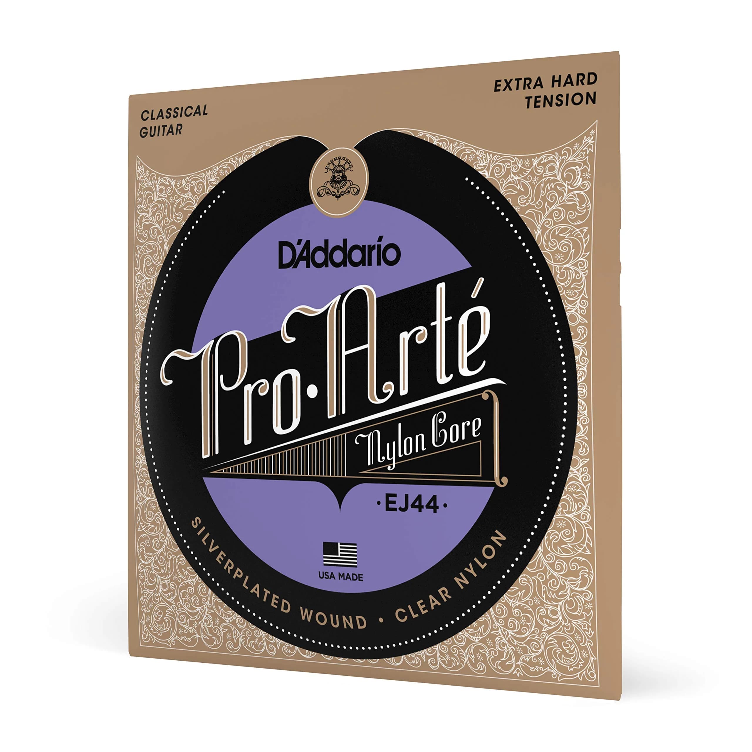 D'Addario Pro-Arte Nylon Classical Guitar Strings, Extra Hard Tension, 11.2cm (4.4in) Set - main product image