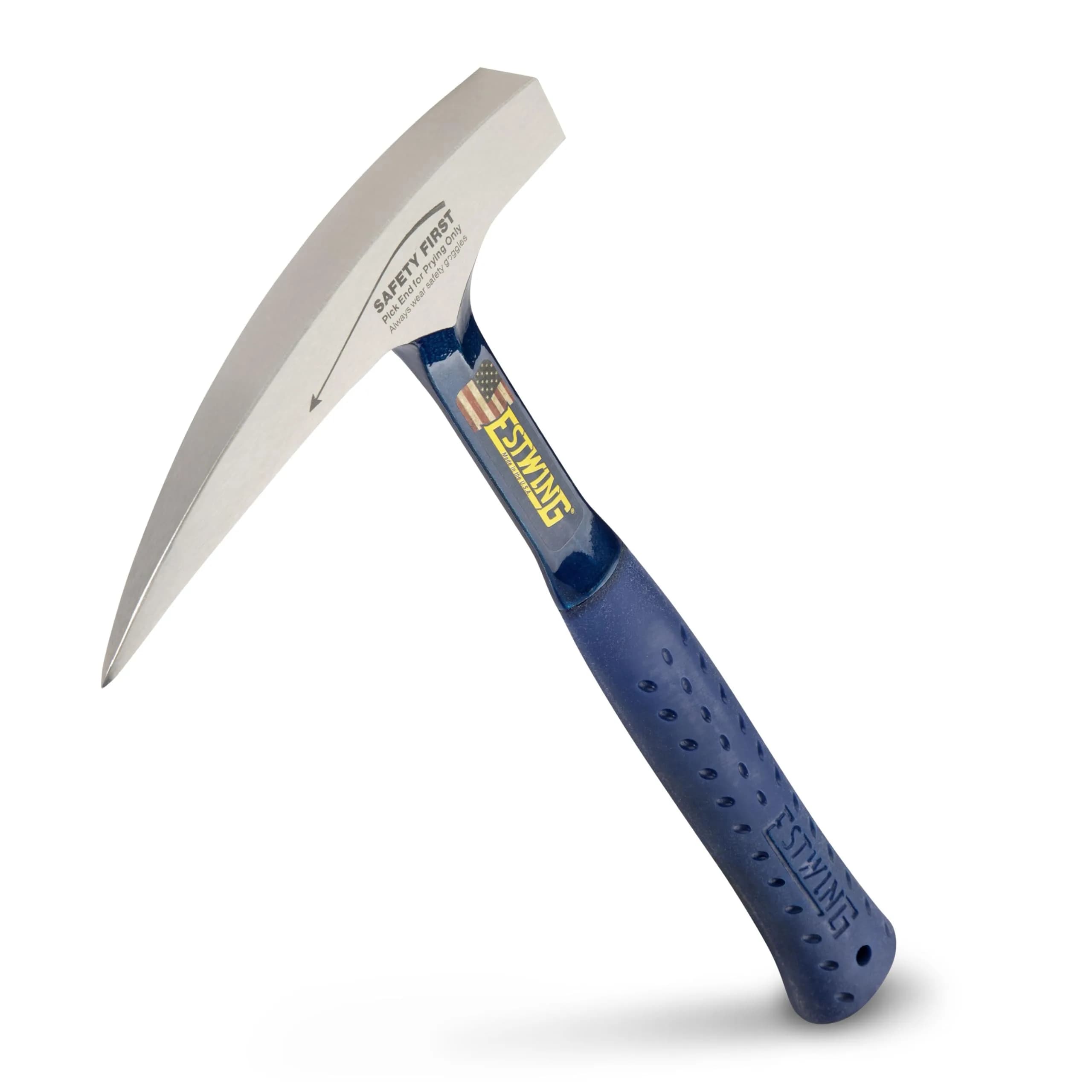Estwing 22 oz Rock Pick Geology Hammer with Pointed Tip & Shock Reduction Grip | Forged Steel Head - main product image