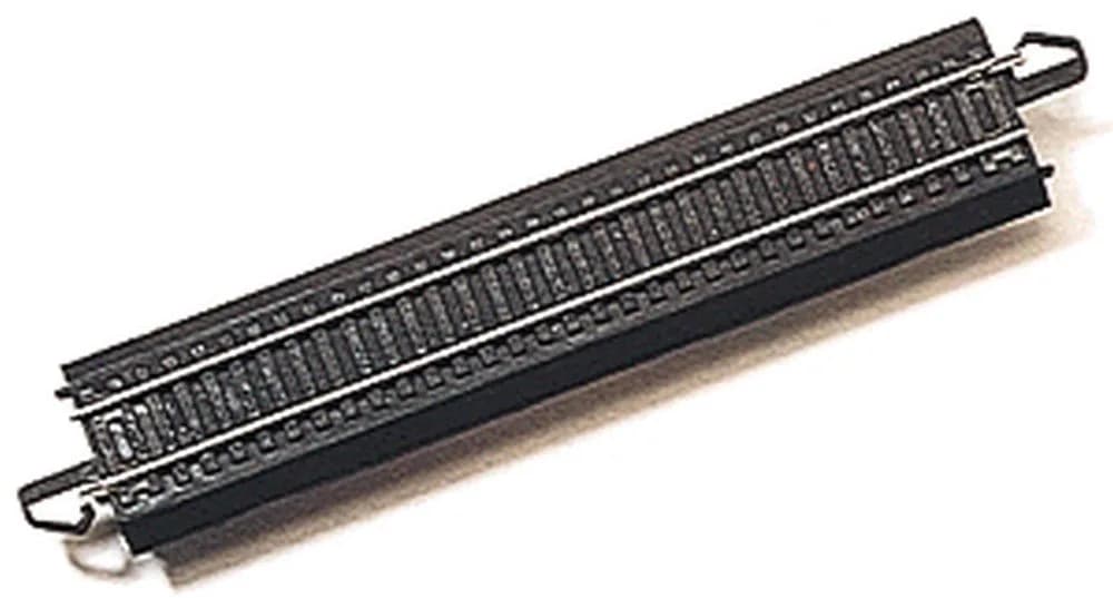 Bachmann Trains Snap-Fit E-Z Track 9” Straight Track (4/Card) 23cm (9") | HO Scale Steel Alloy Rail - main product image