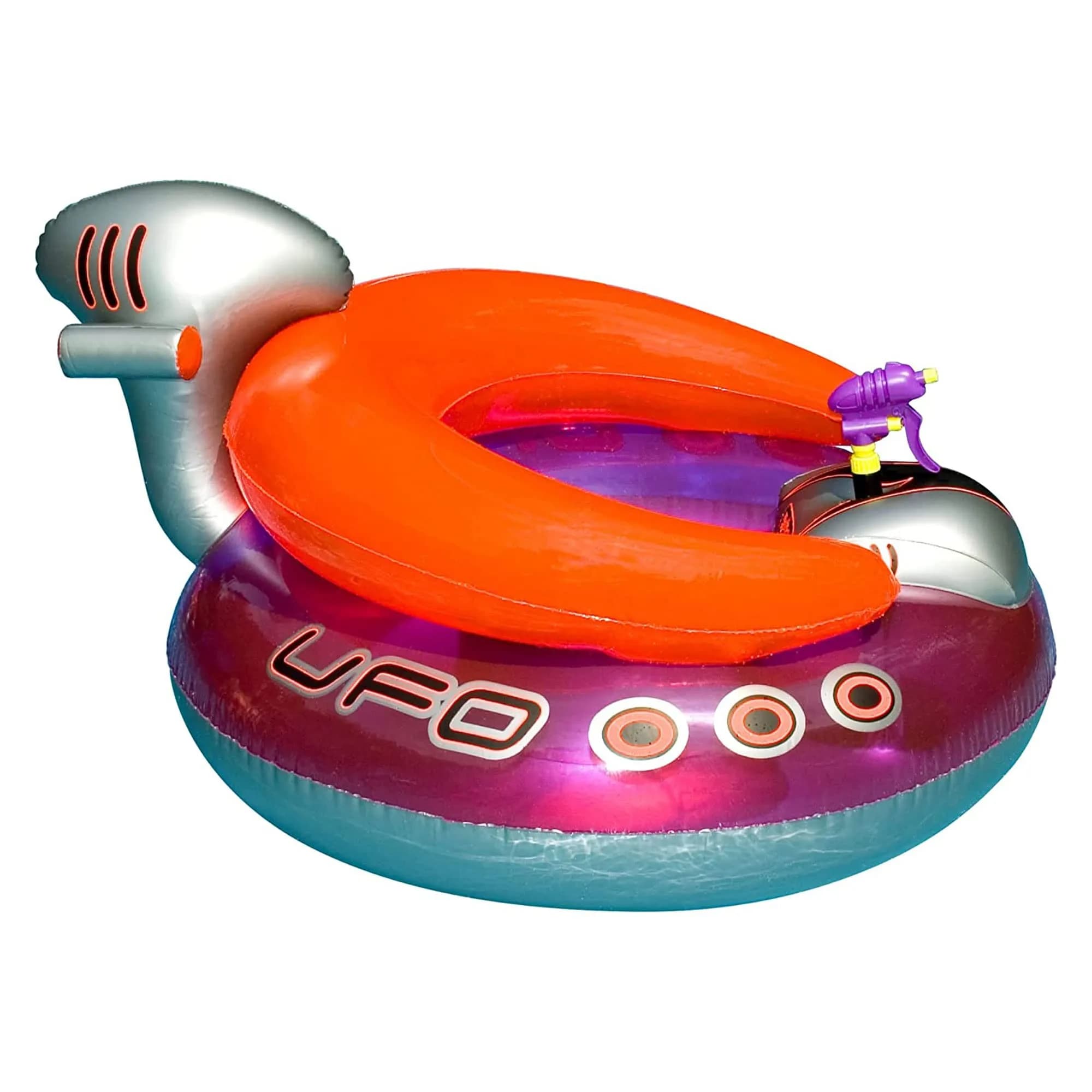 Swimline UFO Spaceship Squirter Inflatable Float for Kids | 45" | Water Fun with Built-in Squirter - main product image