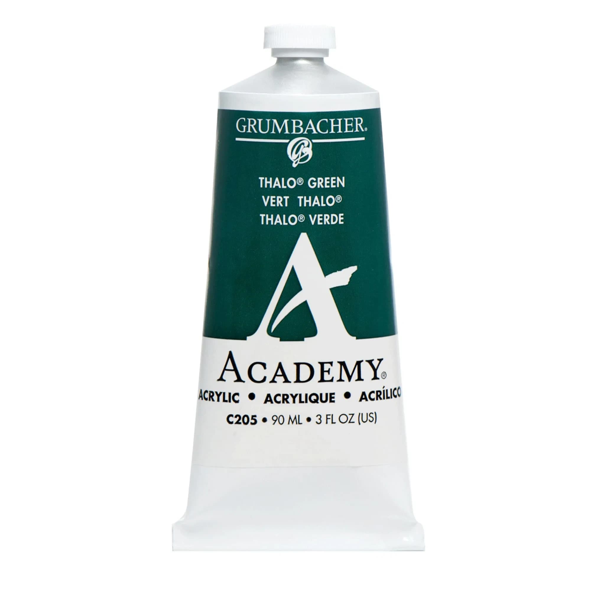 Grumbacher Academy Acrylic Paint, Gloss, 90ml (3 Fl Oz) | ASTM Lightfastness 1 - main product image