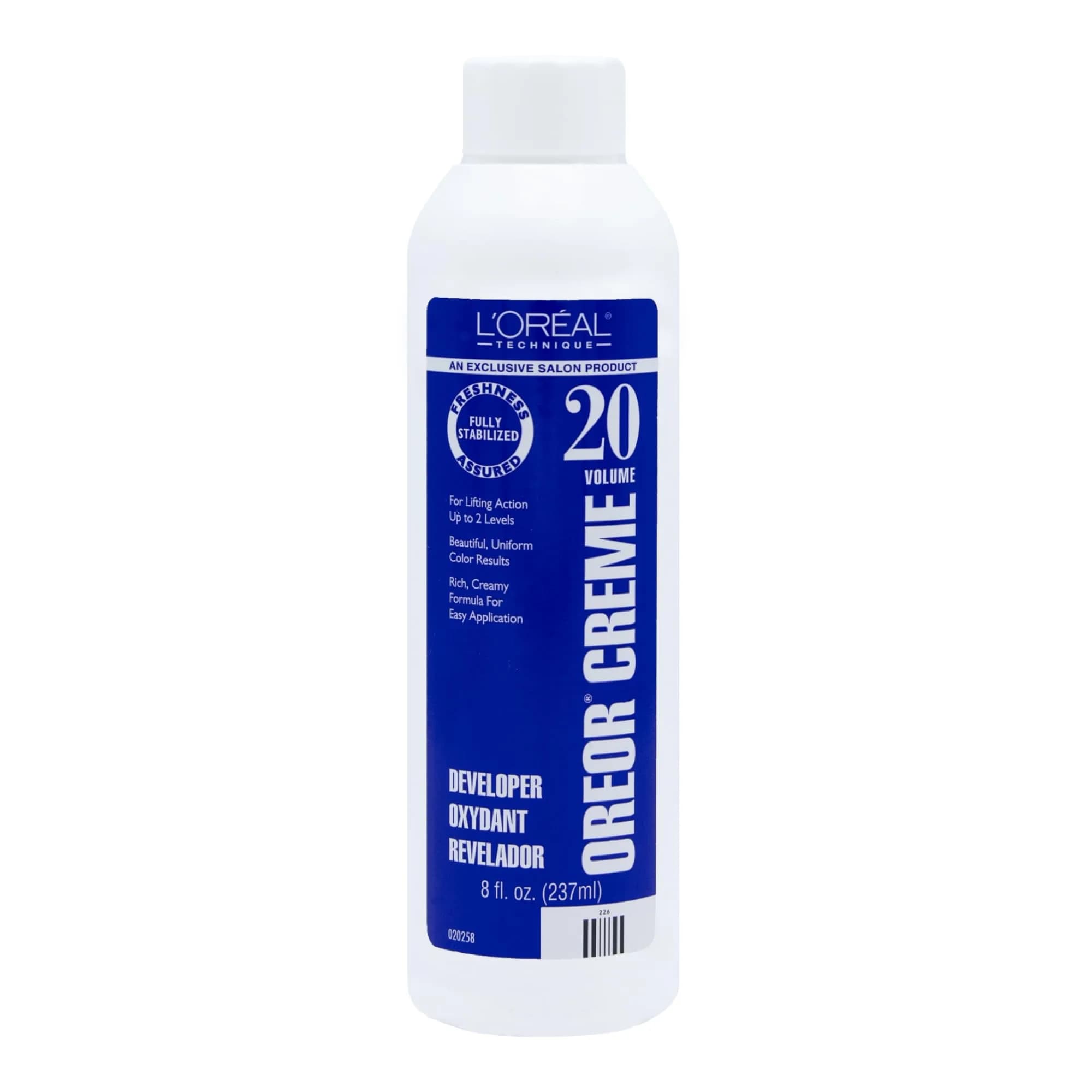 L'Oréal Technique Oreor Developer 20 Volume 237ml (8 Fl Oz) | Professional Hair Lightening - main product image