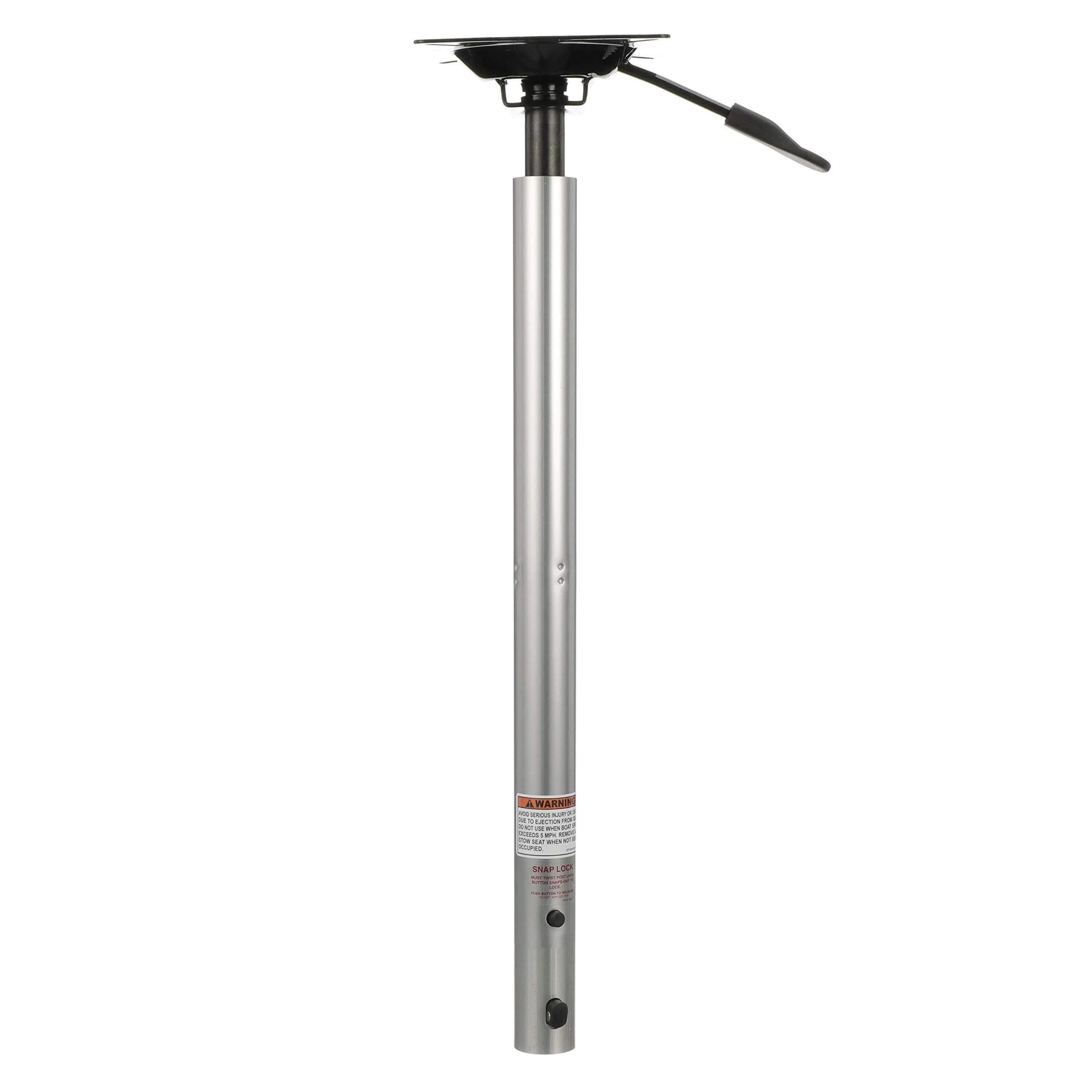 attwood Snap-Lock 1.77-Inch Post, Adjustable Height 24-30 Inches | Marine Seat Mount with ABYC Standards - main product image