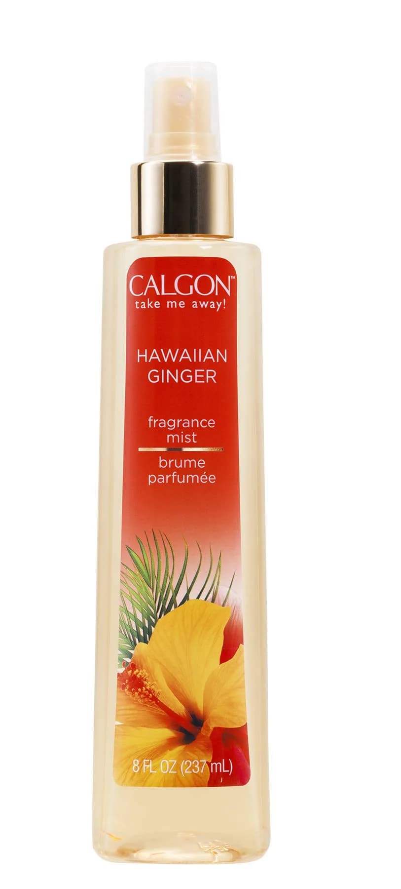 Calgon Hawaiian Ginger Body Mist 236ml (8 fl oz) | Tropical Fragrance for Women - main product image