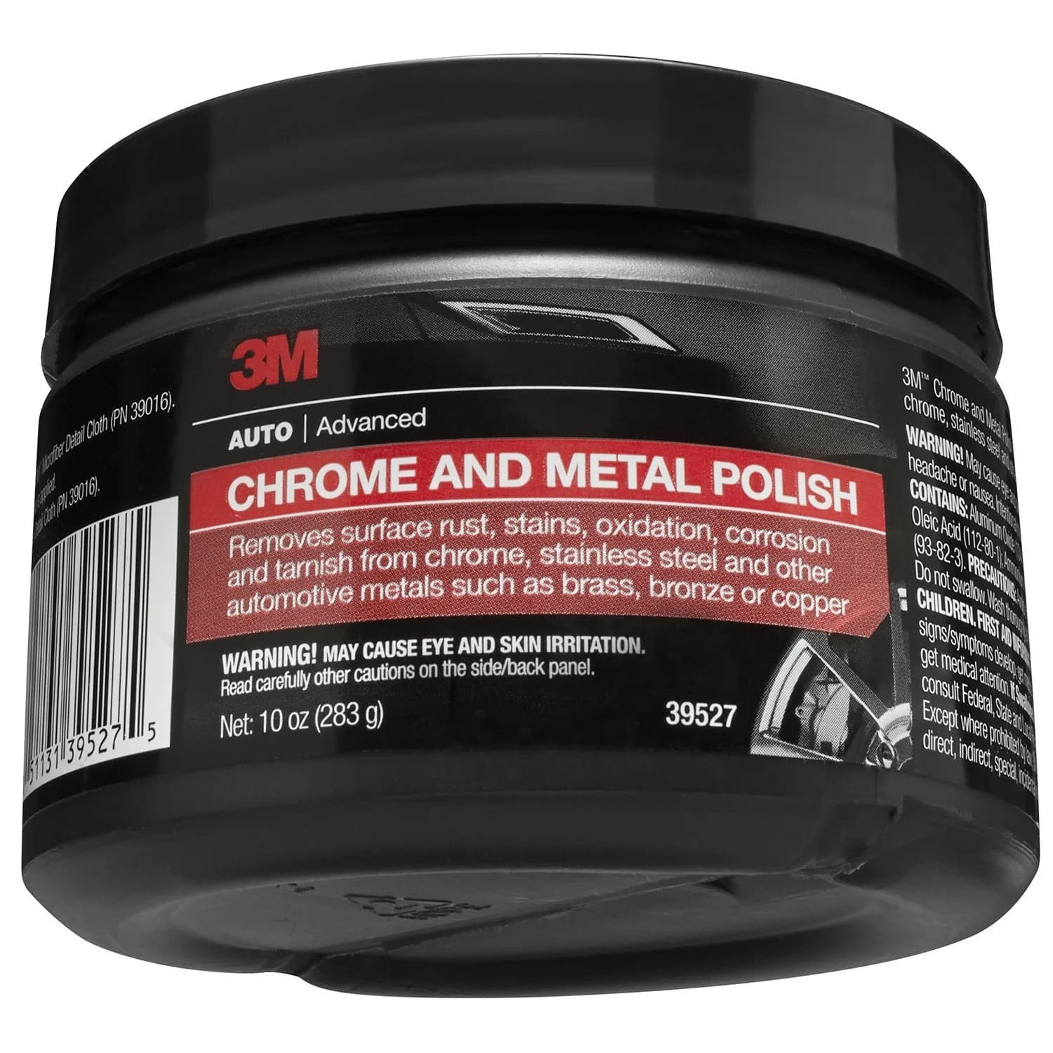 3M Chrome and Metal Polish 283g (10 oz) | Restores Shine on Wheels, Trim, Bumpers - main product image