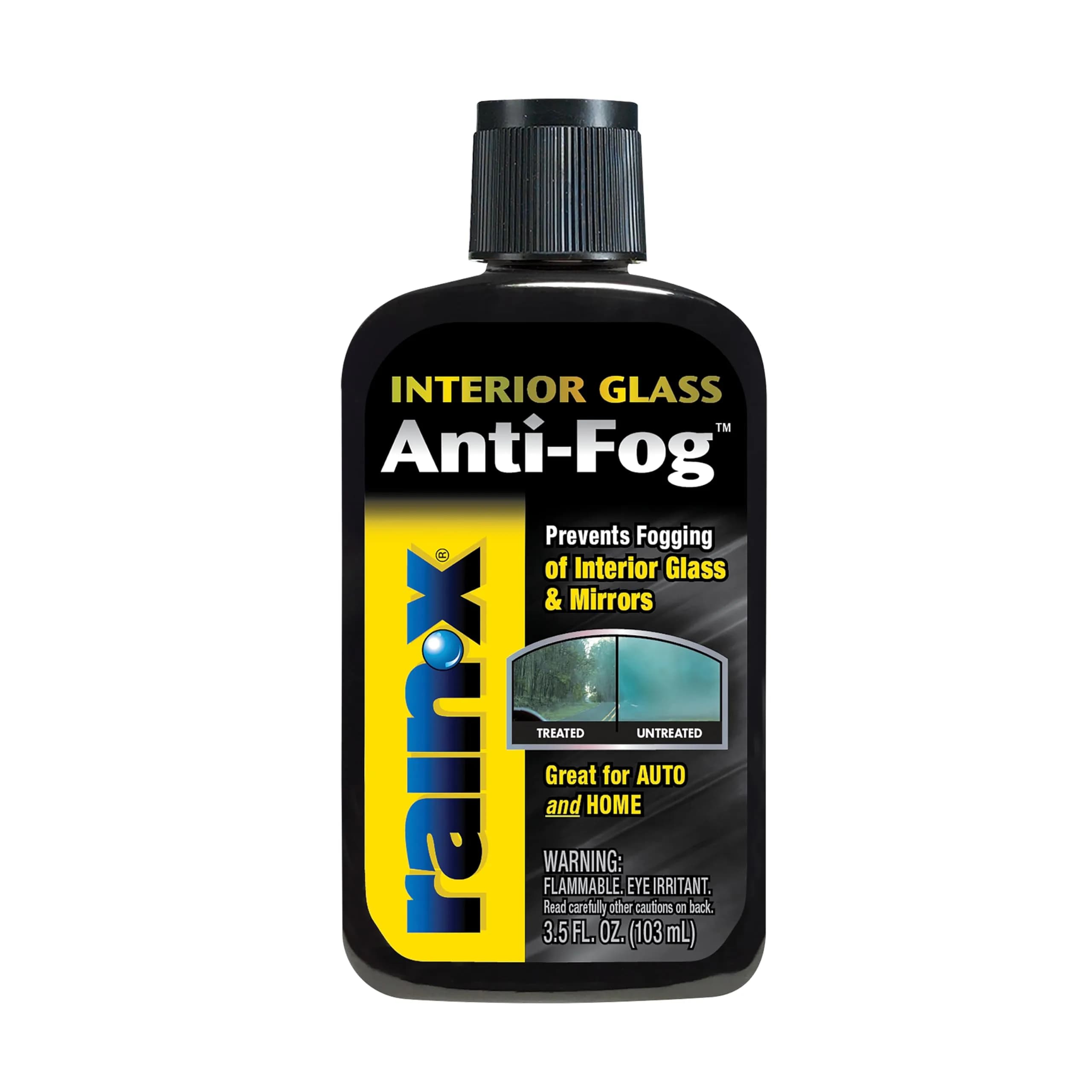 Rain-X Anti-Fog Treatment 103ml (3.5 Fl Oz) | Prevents Fogging on Auto & Home Glass - main product image
