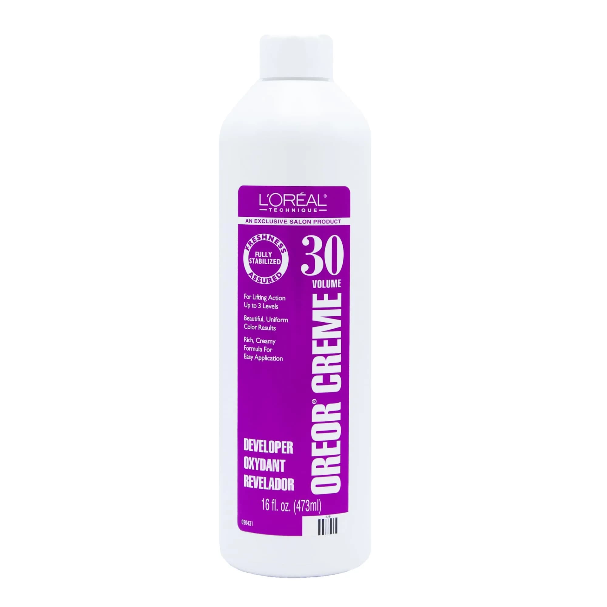 L'Oréal Technique Oreor 30 Volume Creme Developer 473ml (16 Fl Oz) | Professional Hair Lightening & Coloring - main product image