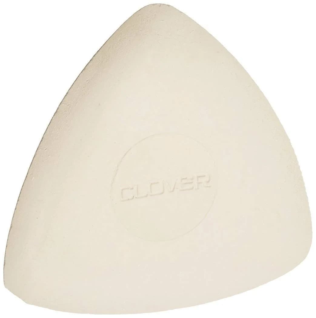 Clover Triangle Tailors Chalk White | Triangular Fabric Marking Tool for Sewing & Tailoring - main product image