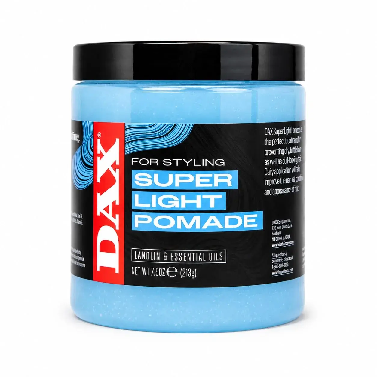 DAX Super Light Pomade – Light Hold, Moisture & Shine – 7.5 Oz - main product image