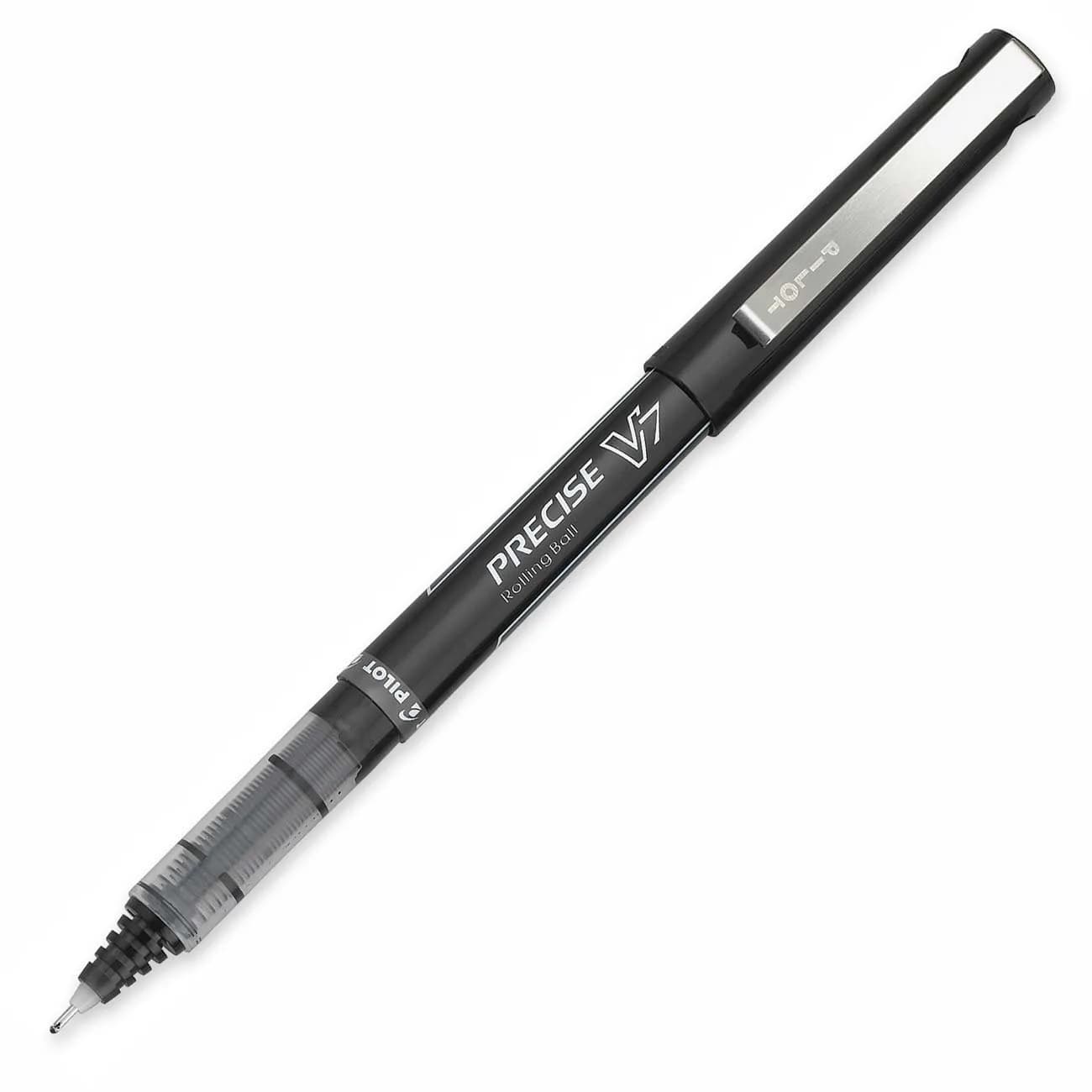 Pilot Precise Grip Liquid Ink Rolling Ball Stick Pens | Fine 0.7mm Tungsten Tips, Smooth Flow, Assorted Colors