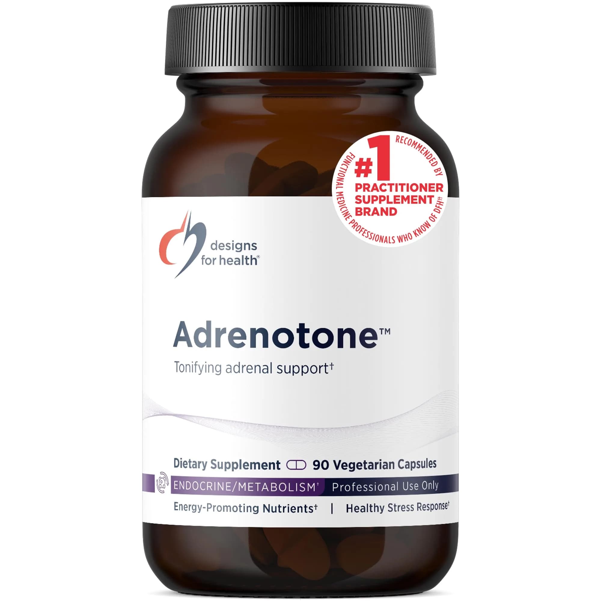 Designs for Health Adrenotone 90 Capsules | Supports Adrenal & Cortisol Levels