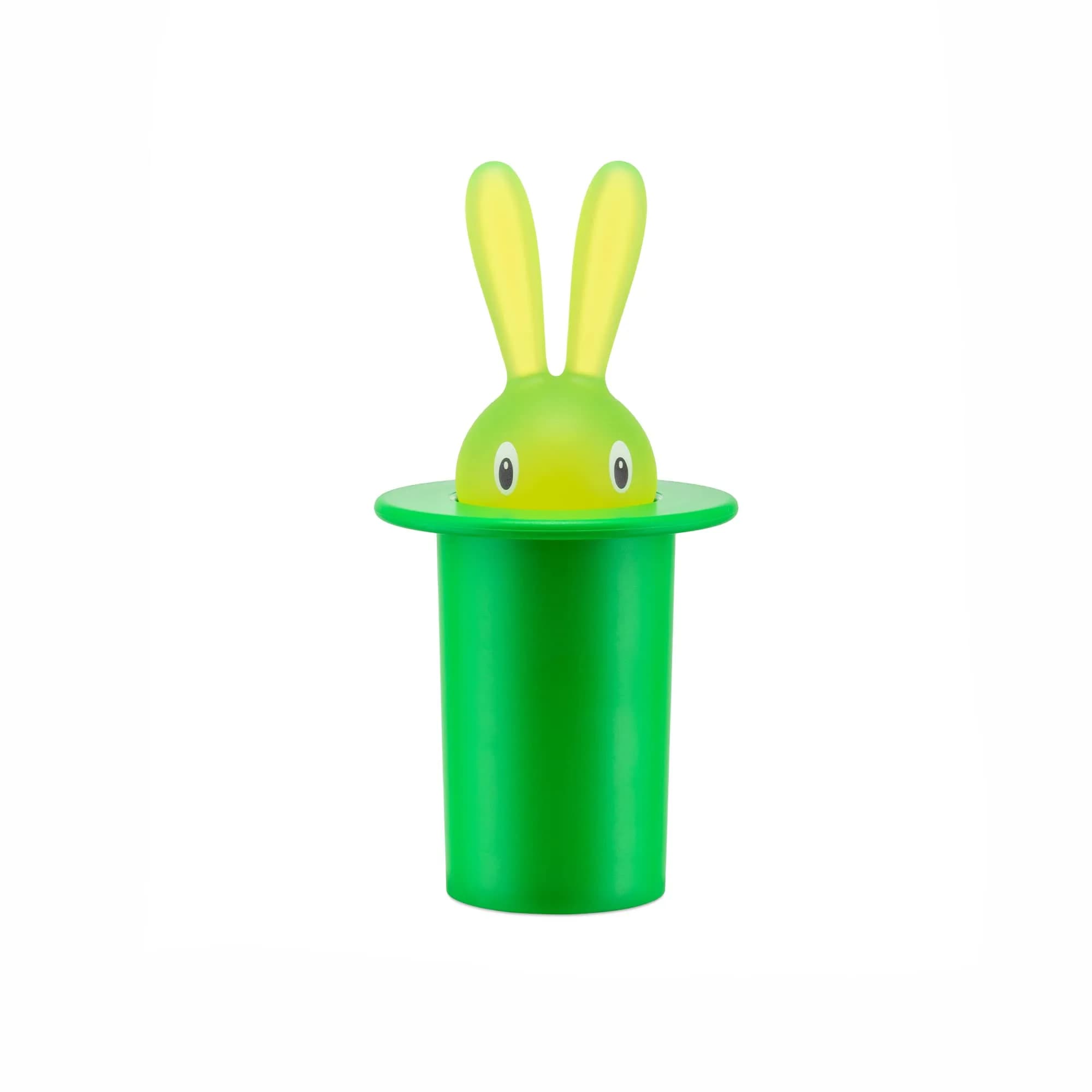 A di Alessi Magic Bunny Toothpick Holder, Green | Fun Design for Tabletop