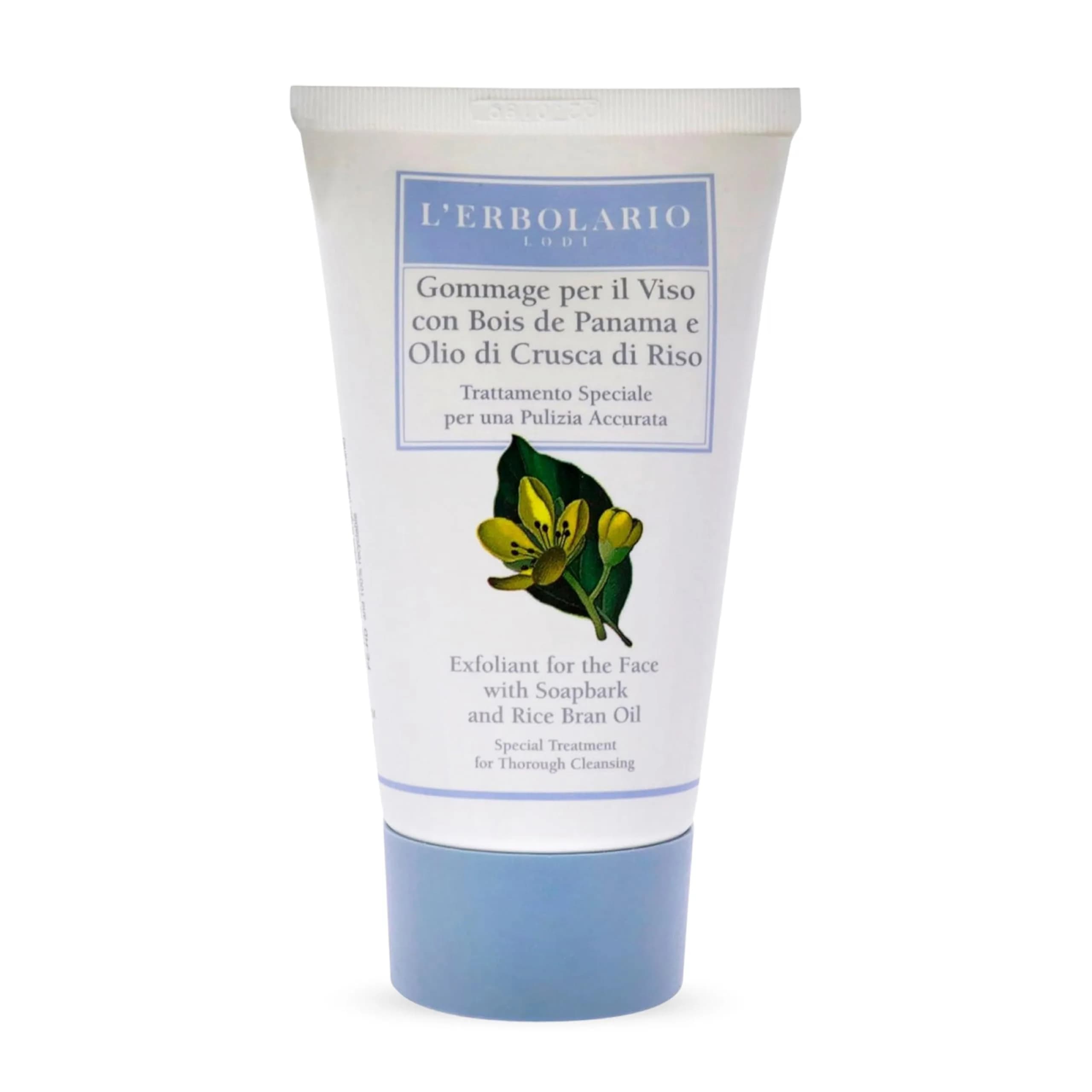 L'Erbolario Exfoliant Soapbark & Rice Bran Oil 2.5 oz | Gentle Face Cleanser for All Skin Types - main product image