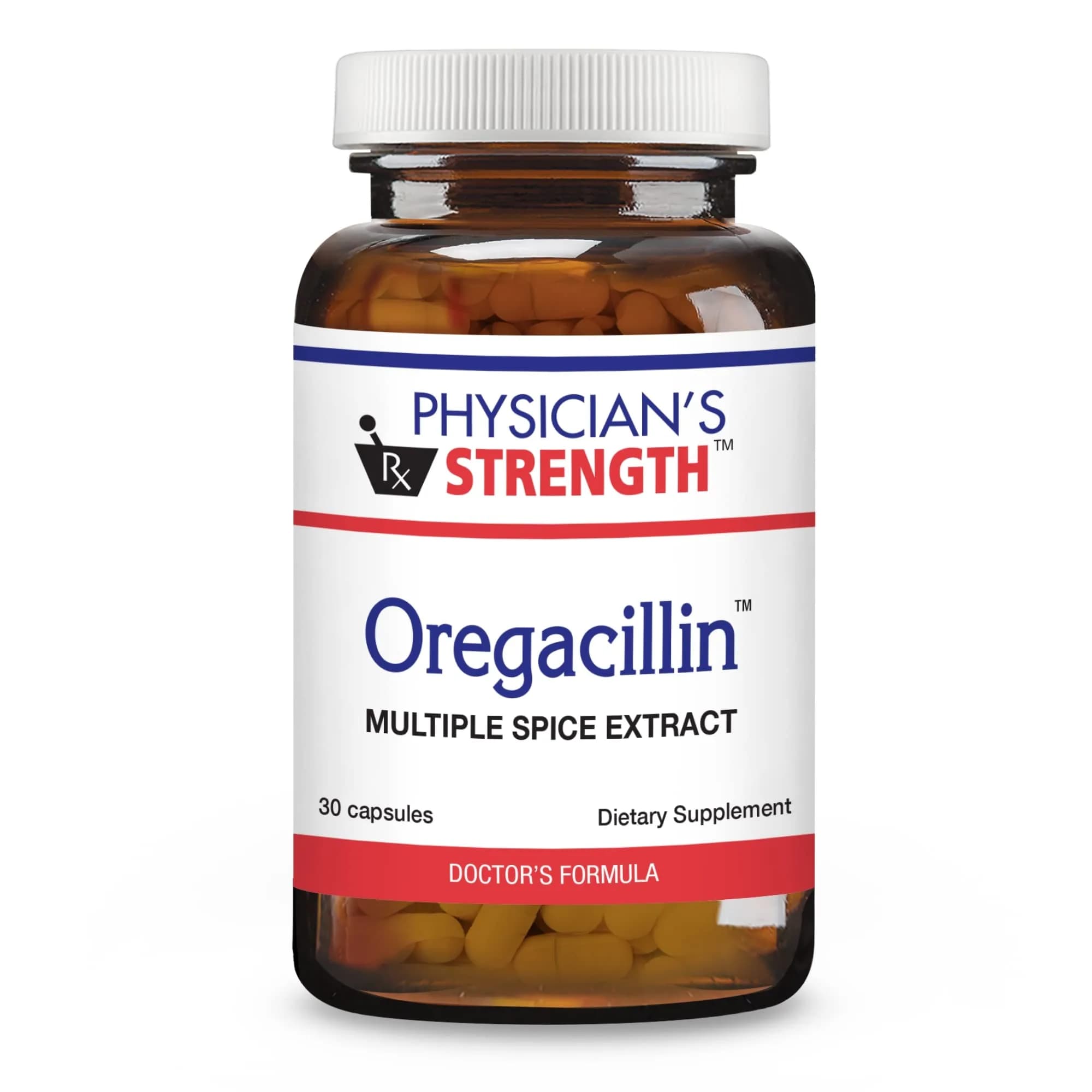 Physician's Strength Oregacillin 30 Capsules | Wild Oregano Extract for Respiratory Support