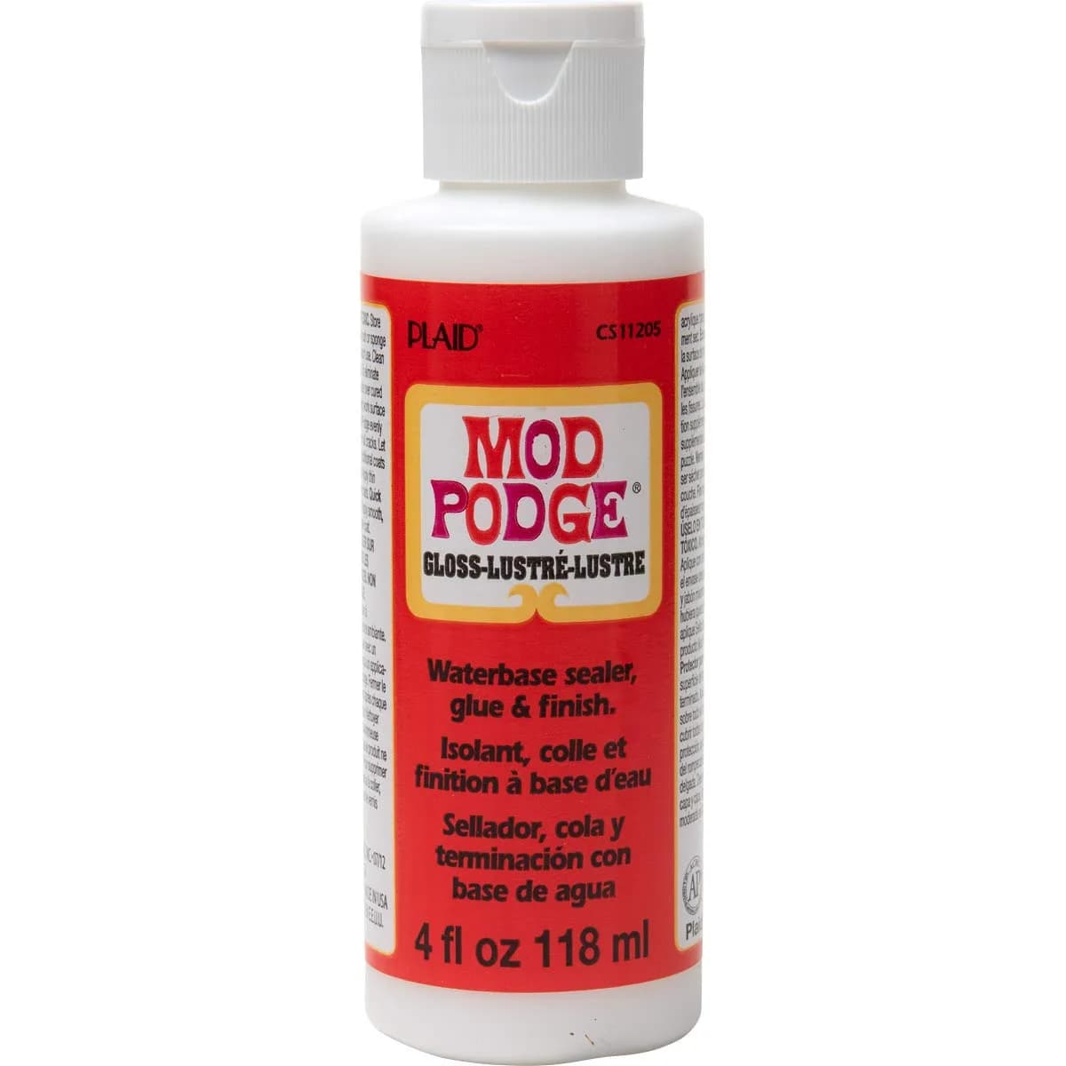 Mod Podge Gloss 113g (4 oz) Squeeze Bottle | USA-Imported Craft Glue for Decoupage & Mixed Media - main product image