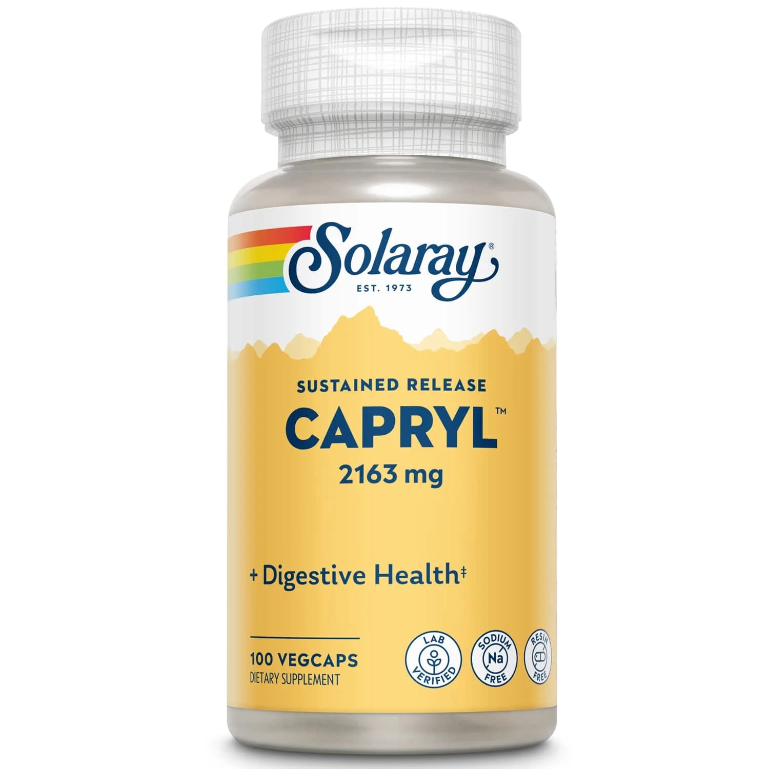 Solaray Capryl 100 Capsules | Mineral Support for Wellness & Ketogenic Lifestyle