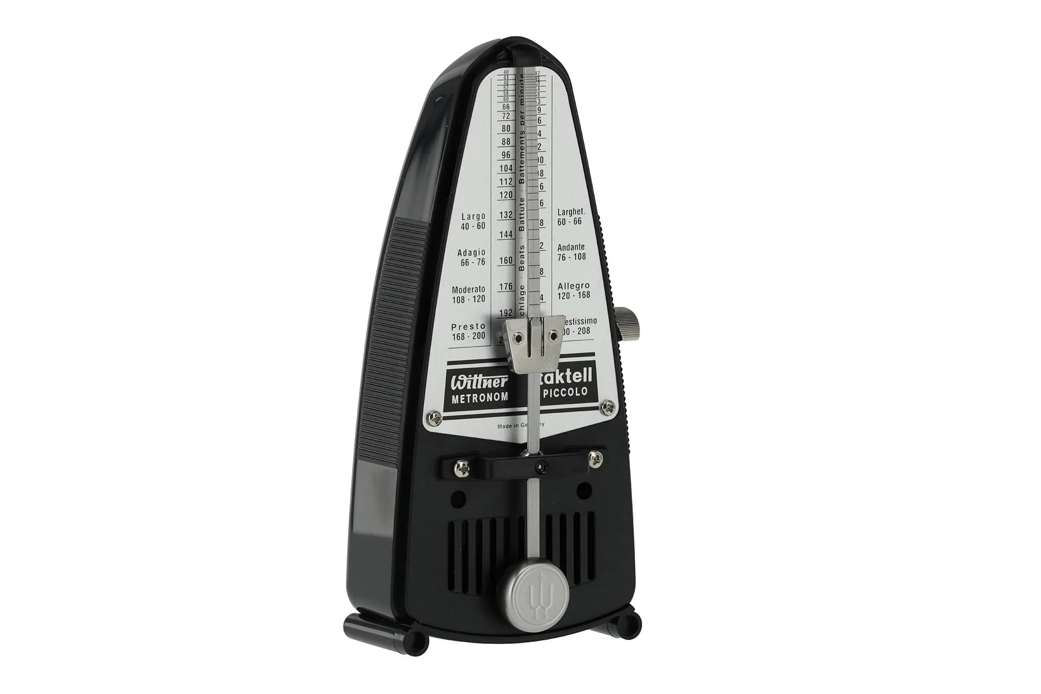 Wittner 836 Taktell Piccolo Metronome, Black | Plastic casing, without bell, German quality - main product image