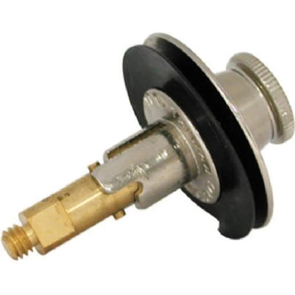 Danco Lift/Turn Tub Stopper Nickel | Heavy-Duty Brass, Easy Install, Theft Resistant