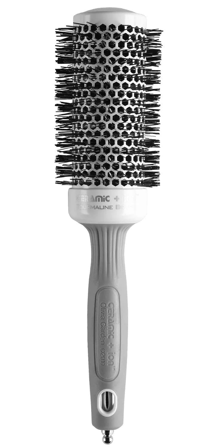 Olivia Garden Ceramic + Ion Round Thermal Hair Brush 1.75" (4.4cm) Barrel | Professional Blowout Brush for Normal to Thick Hair