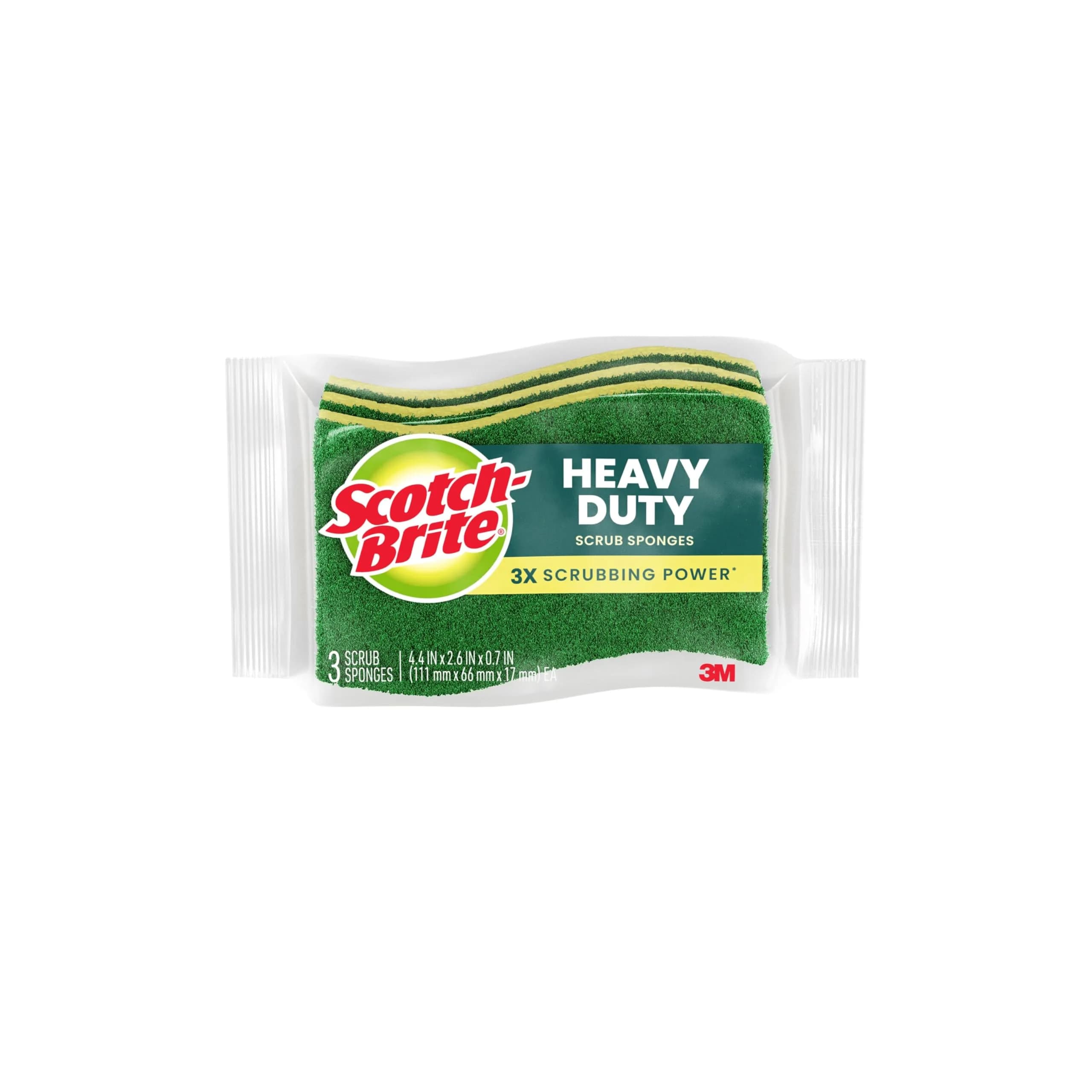 Scotch-Brite Heavy Duty Scrub Sponge 24-Pack | Tough Messes, Lasts 3X Longer - main product image