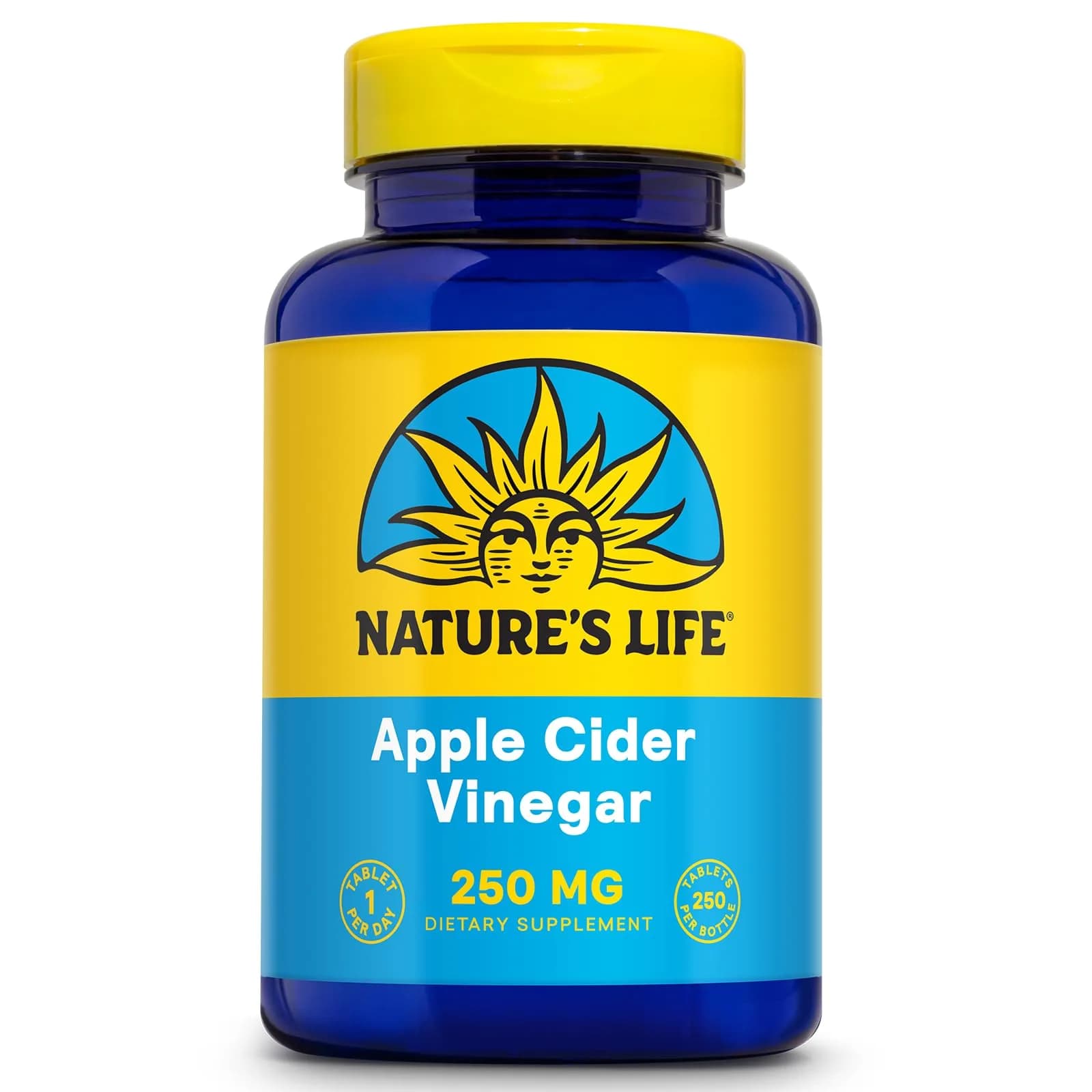 Nature's Life Apple Cider Vinegar Supplements 250 mg | Detox & Digestion Support - main product image