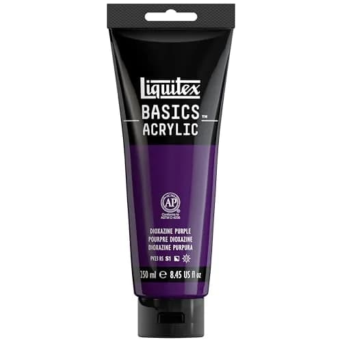 Liquitex BASICS Acrylic Paint, 946ml (32-oz) Jar, Dioxazine Purple | Artist-Quality Pigments for Beginners - main product image