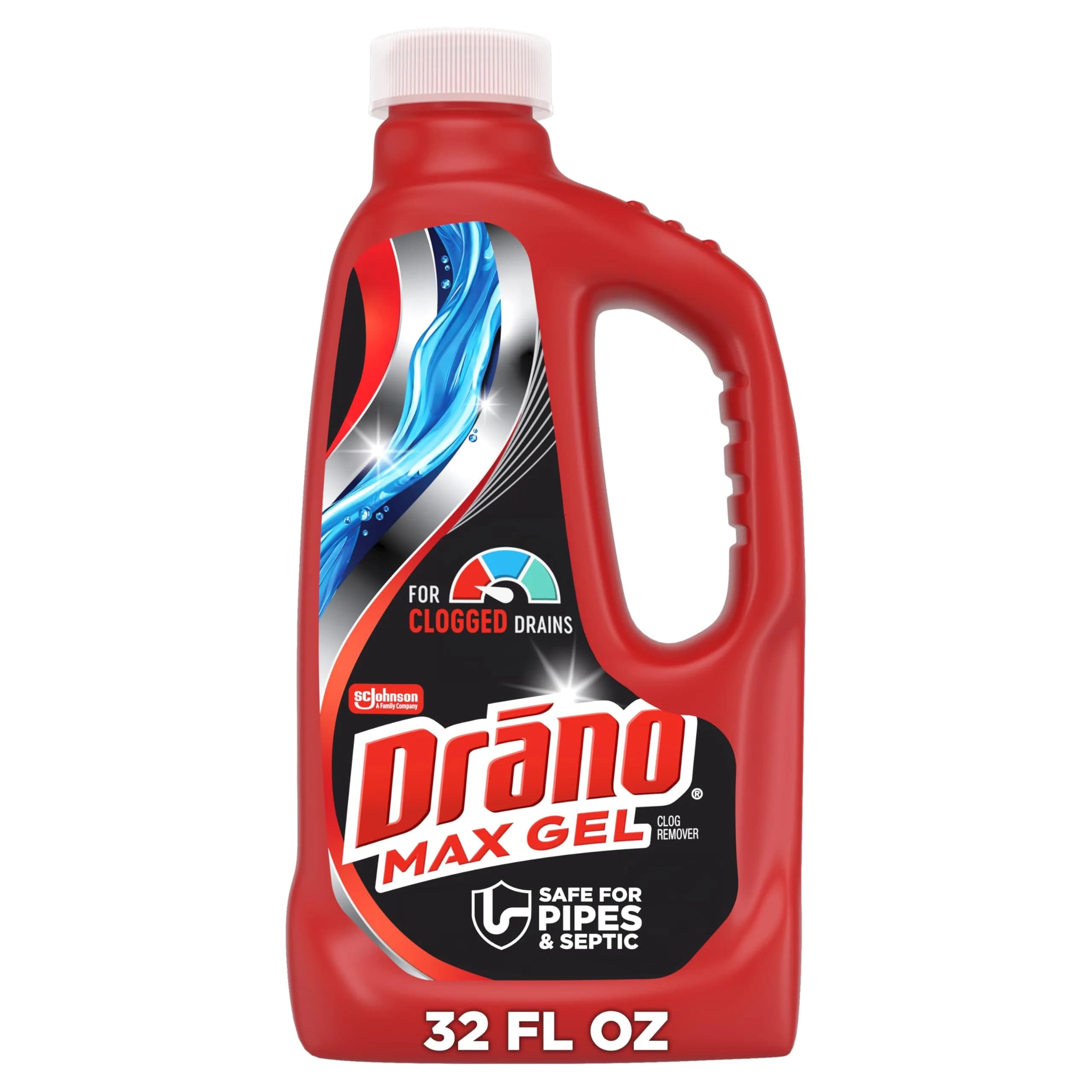 Drano Max Gel Drain Clog Remover 946ml (32 Fl Oz) | Fast-Acting Clog Remover for Pipes - main product image