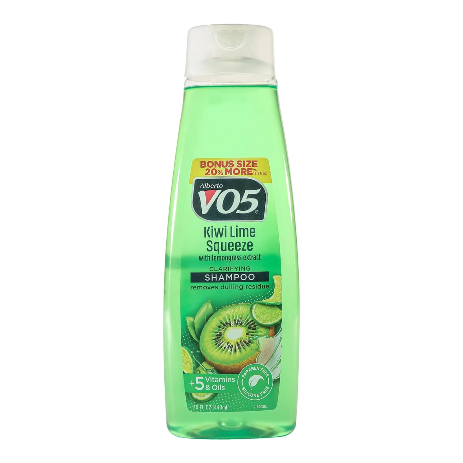 VO5 Herbal Escapes Clarifying Shampoo Kiwi Lime Squeeze 370ml (12.5 Fl Oz) | Nourishes Hair for Fuller, Thicker Look
