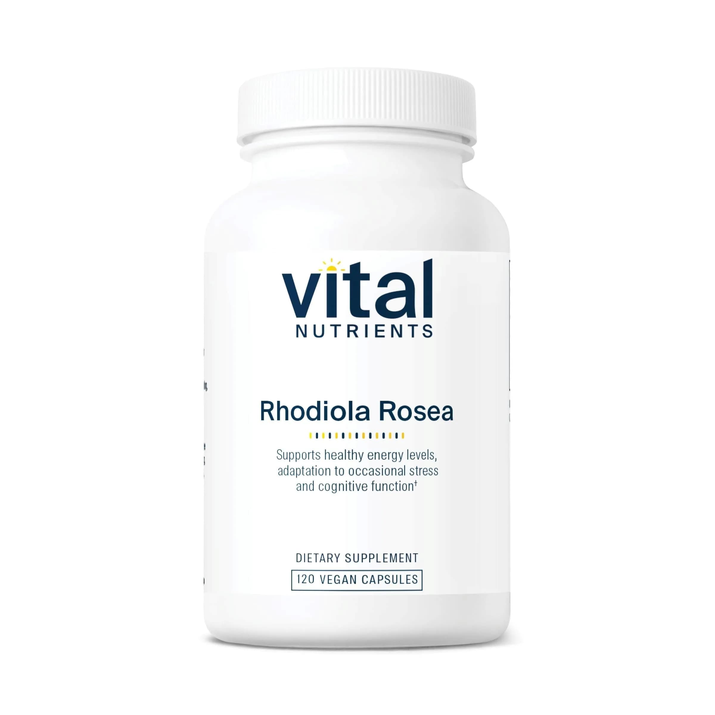 Vital Nutrients Rhodiola Rosea 120 Capsules | Adaptogenic Herb for Energy & Stress