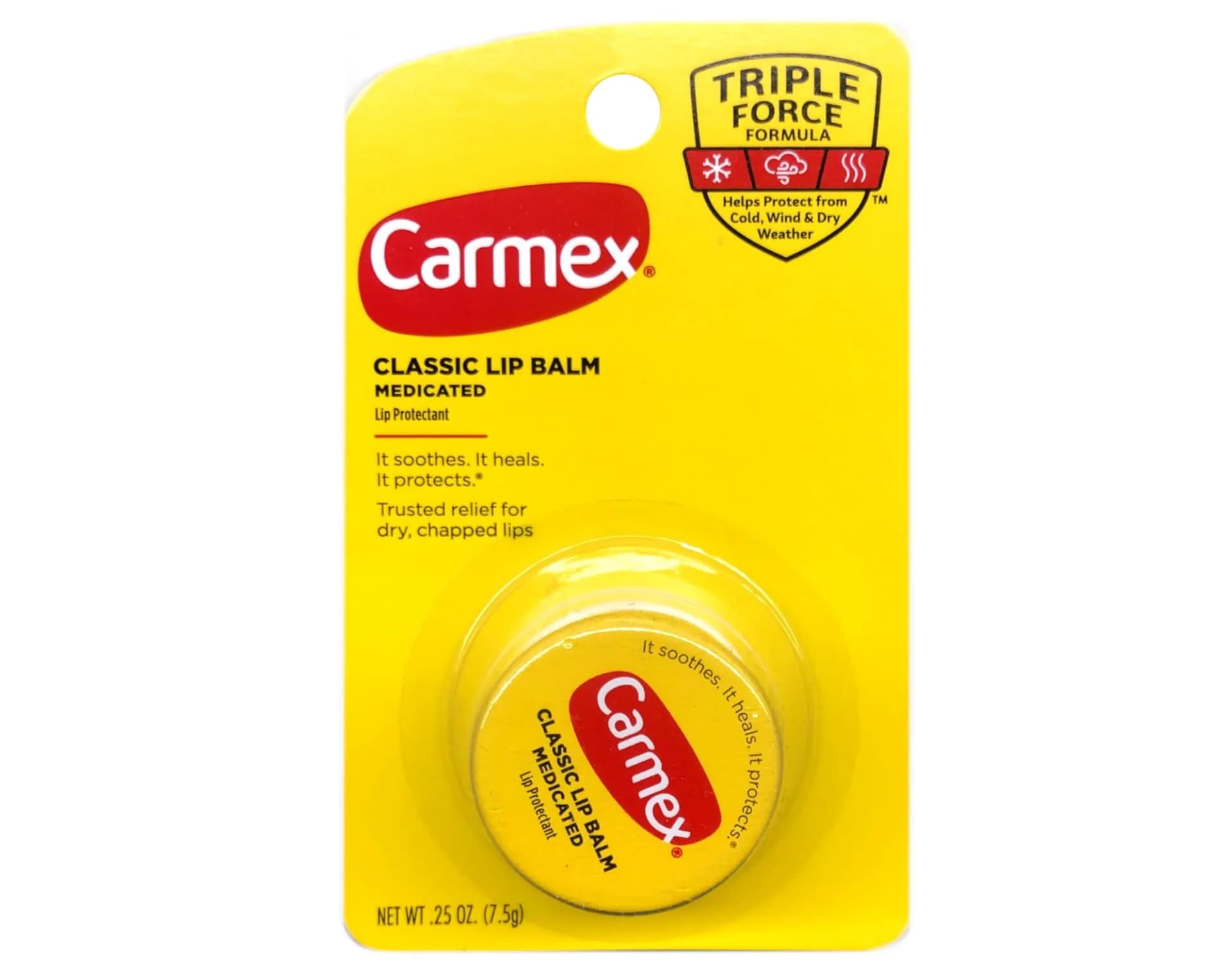 Carmex Classic Lip Balm Medicated 12 Pack | Trusted Relief for Dry, Chapped Lips