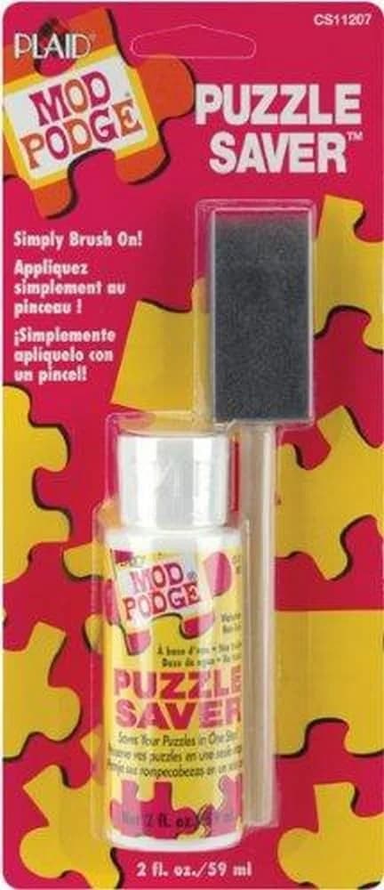 Mod Podge Puzzle Saver Glue 2 fl oz (59 ml) | Preserves Puzzles Forever - main product image