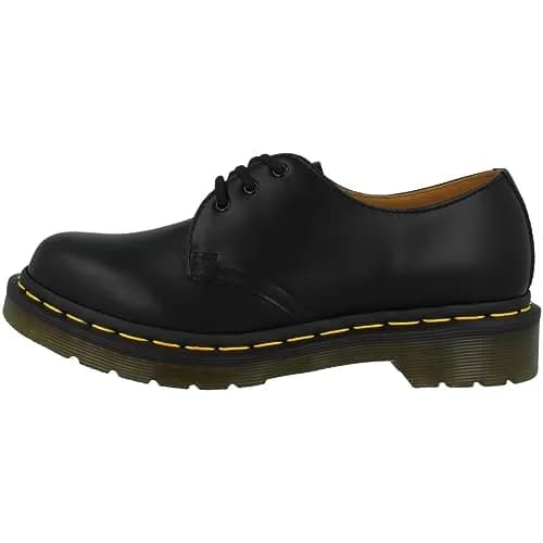 Dr. Martens Women's 1461 3-Eye Leather Oxford Shoe 6 M US | Classic Black Smooth Leather