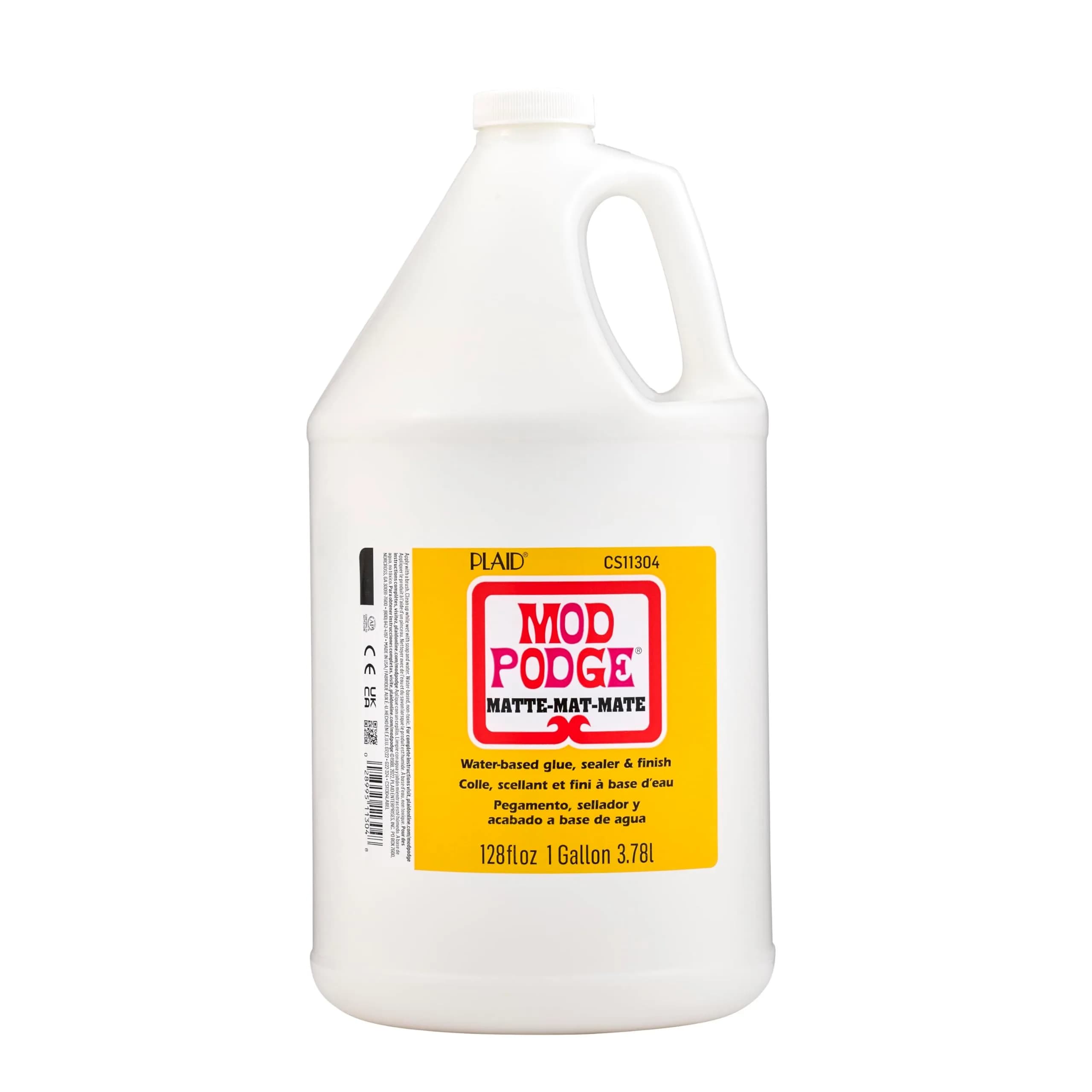 Mod Podge Matte Waterbase Sealer Glue and Finish, 128 fl oz (3.78 L) | USA Imported Craft Adhesive - main product image