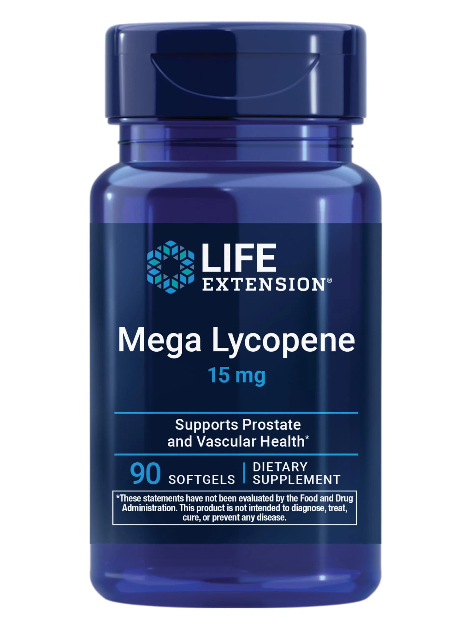 Life Extension Mega Lycopene Softgels 90 Count (40.8g) | Supports Prostate & Arterial Health - main product image