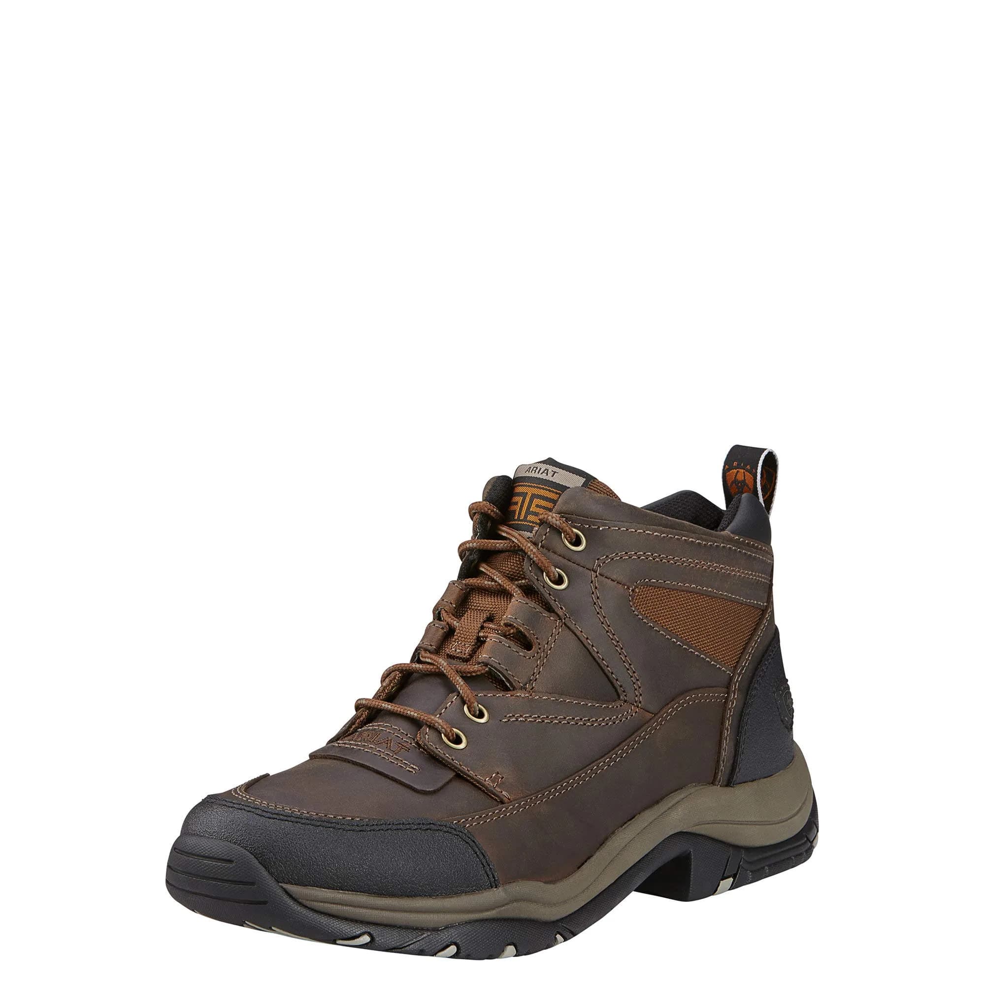 ARIAT Men’s Terrain Boot 4" Leather Hiking & Trekking Boots | All-Day Comfort & Support