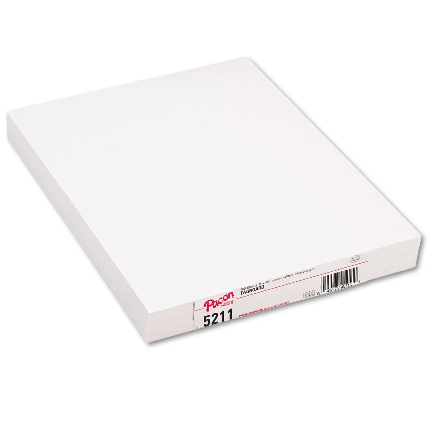 Pacon Heavyweight Tagboard 9" x 12" | Durable Multi-Purpose Art Surface