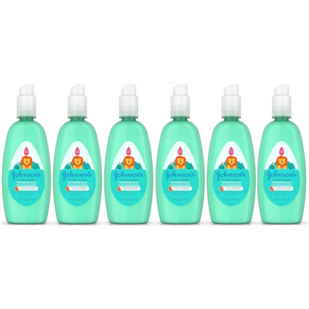 Johnson's No More Tangles Detangler Spray | 295ml (10 Fl Oz) | Gentle Formula for Easy Combing