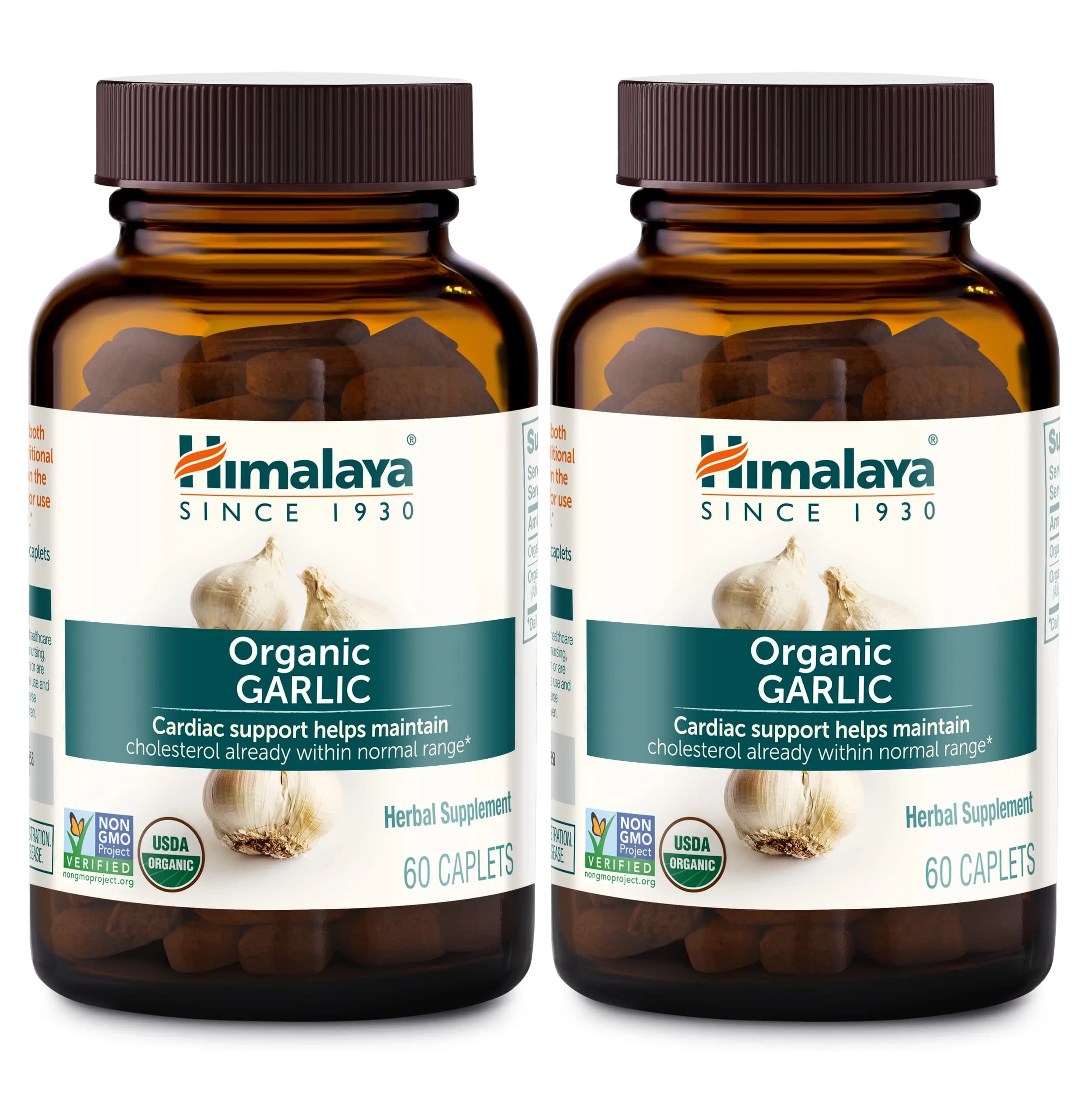 Himalaya USDA Organic Garlic Supplements 1400 mg | Supports Heart & Immunity