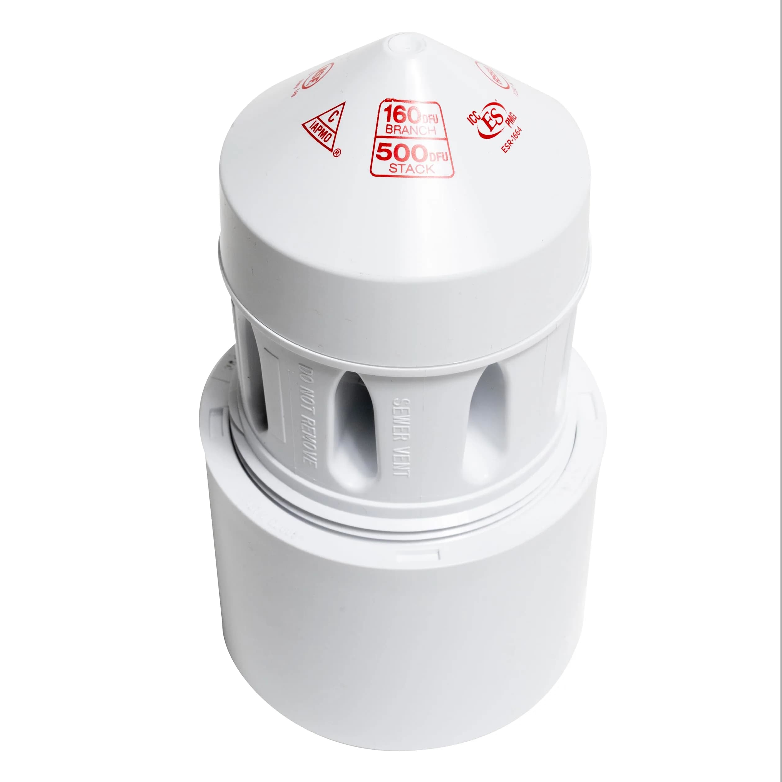 Oatey 500 DFU Air Admittance Valve 3-4 Inch PVC Schedule 40 Adapter | ASSE 1050 & 1051 Compliant - main product image